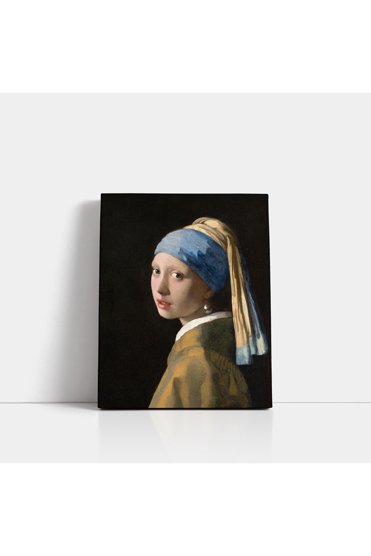 cestino darte “Girl with a Pearl Earring” - İnci Küpeli Kız (Kanvas Baskı) Tablo
