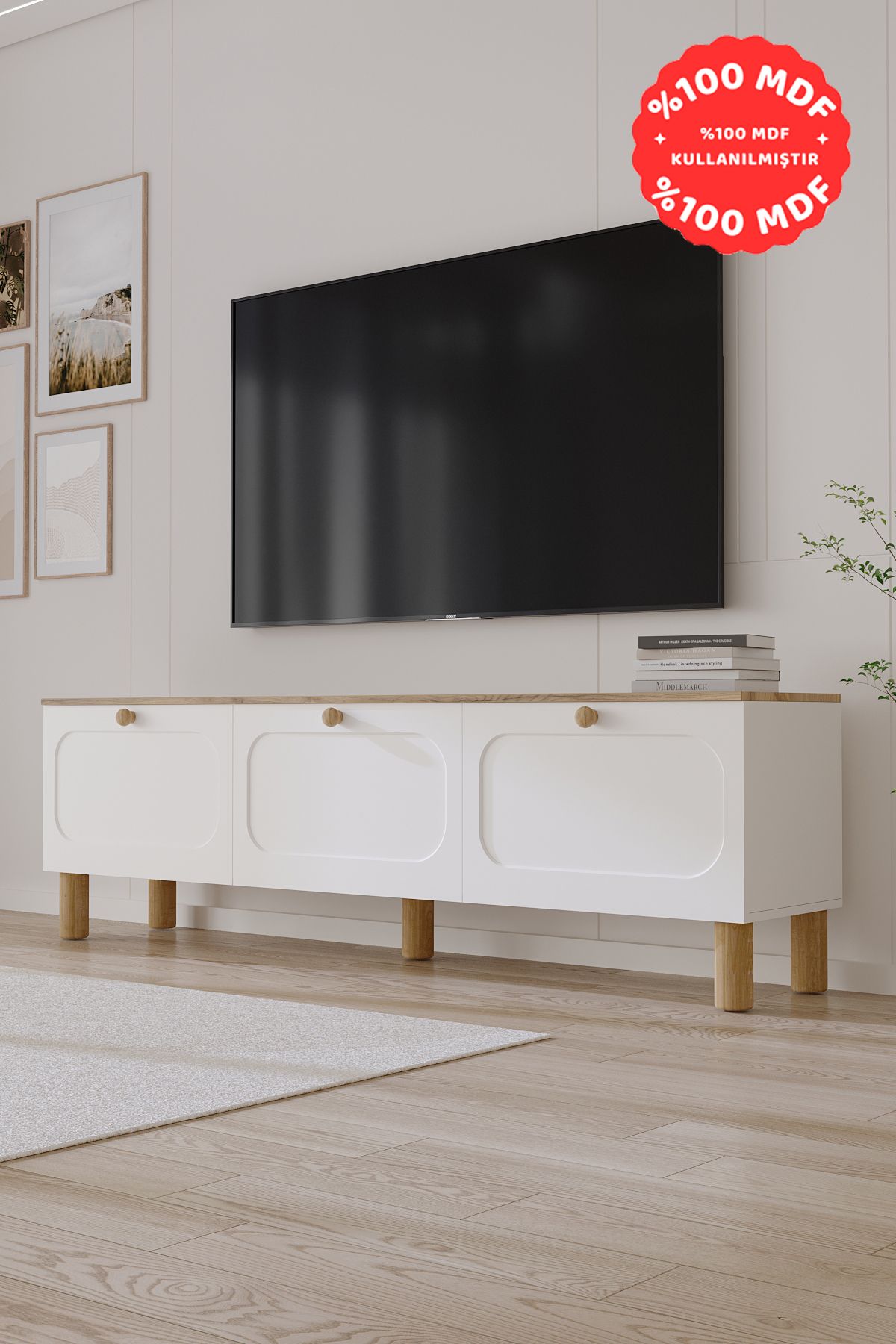kayhan ahşap BOHEM MDF TV ÜNİTESİ 180CM