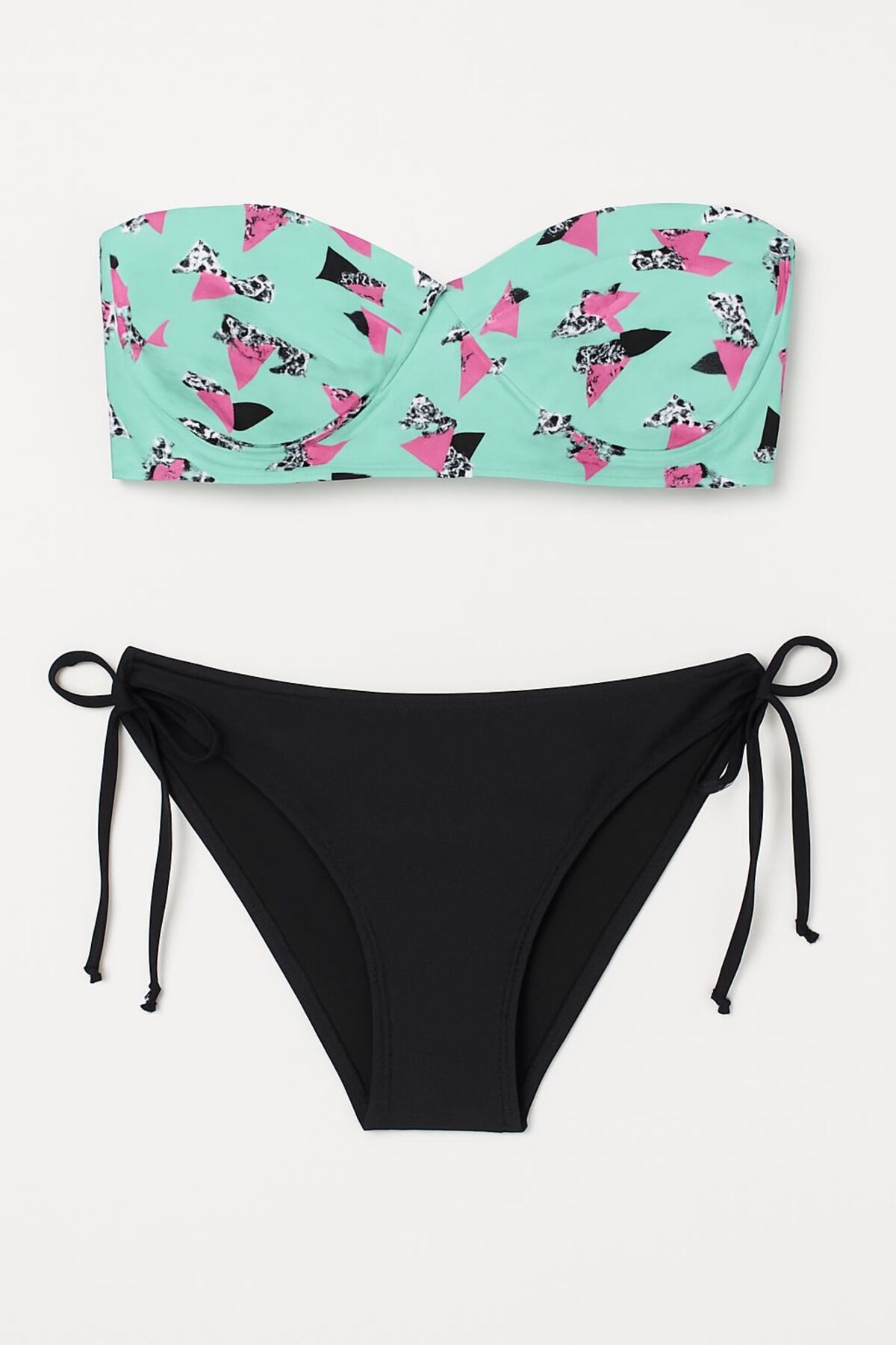 Pierre Cardin Kadın Desenli Straplez Kaplı Bikini Askılı