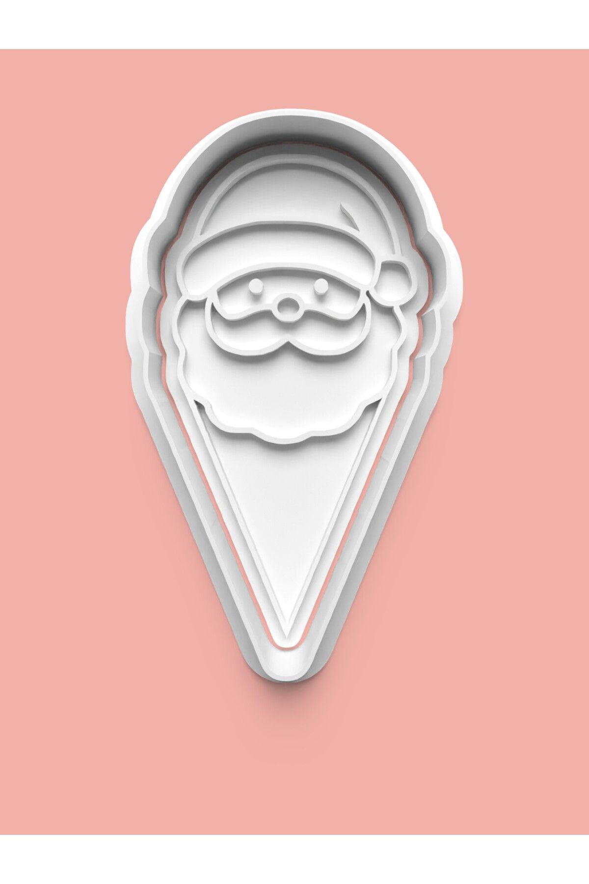AKTASTORE Yılbaşı Noel Baba Figürü Kurabiye Kalıbı Ve Şeker Hamuru Kalıbı