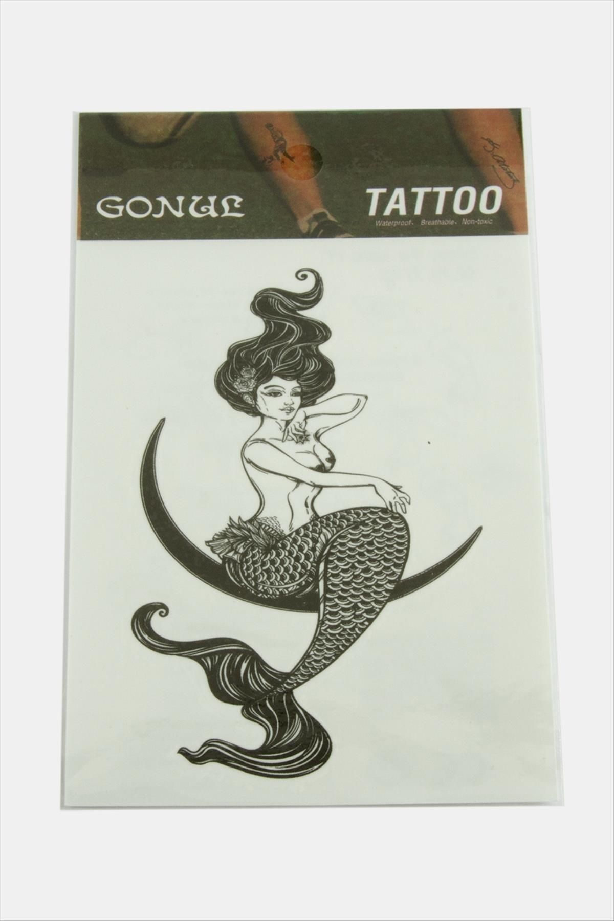 TimeStart Deniz Kızı Tattoo Dövme Sticker