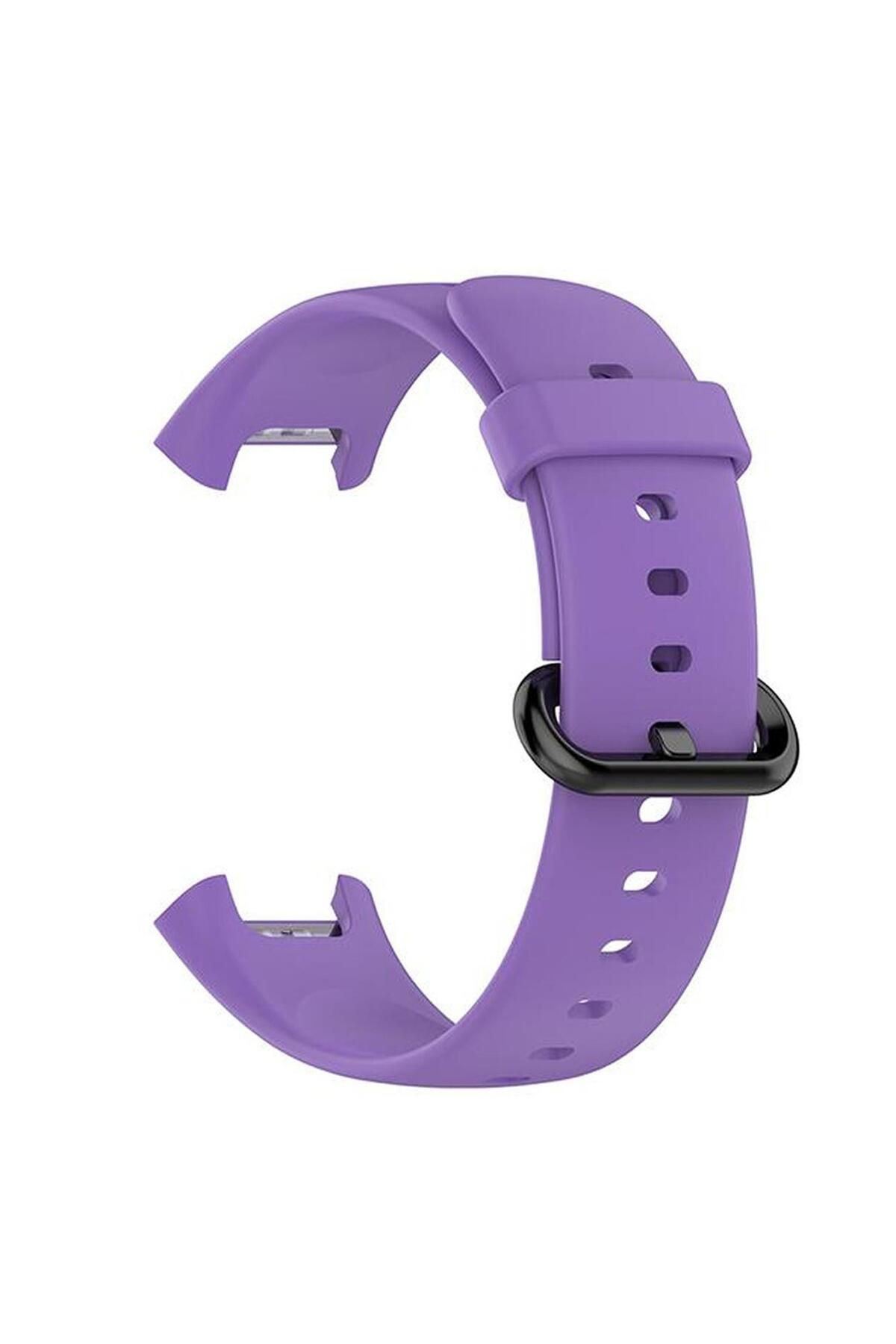 Microsonic Xiaomi Poco Watch Kordon, Silicone Sport Band Lila