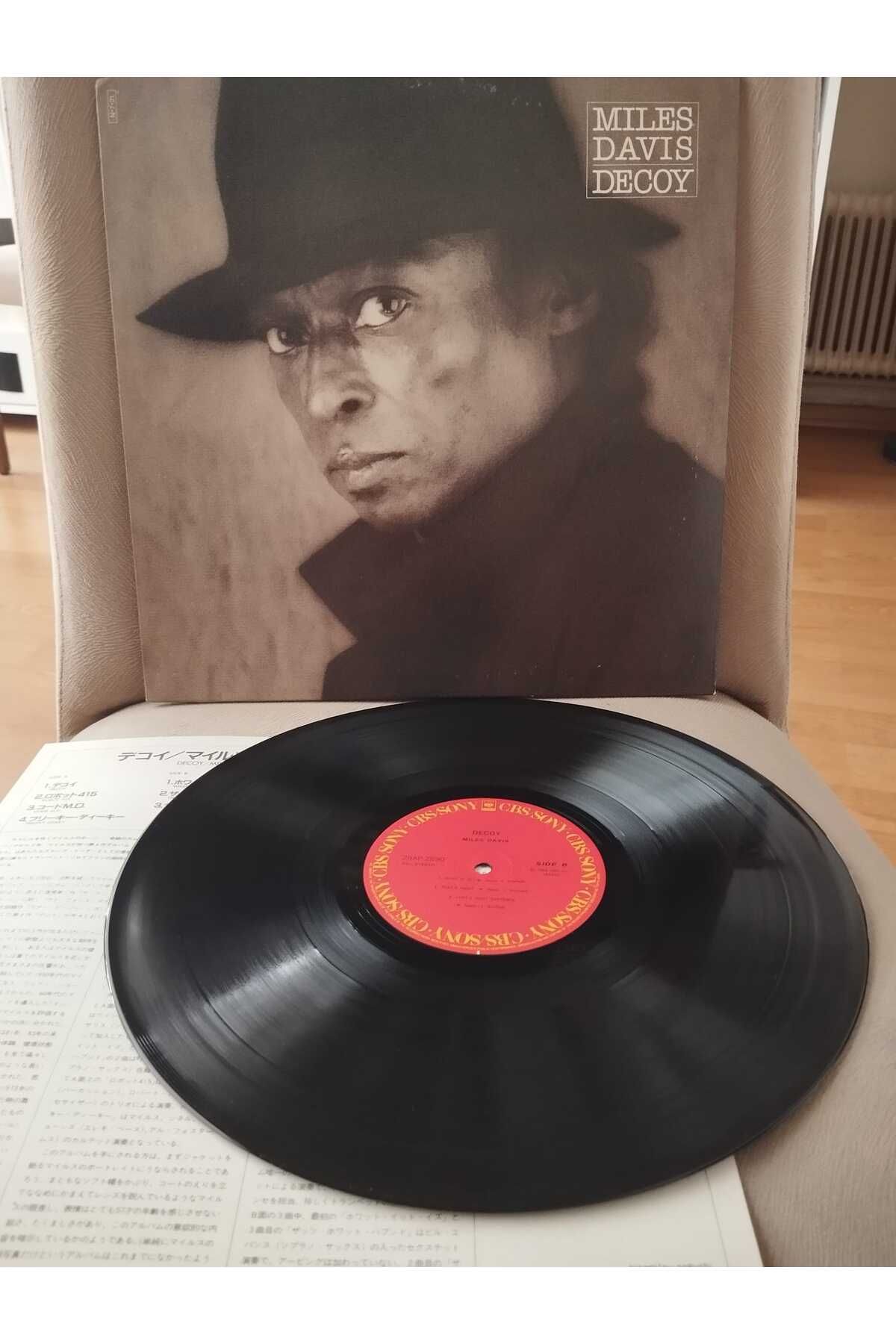 Plakperest Miles Davis – Decoy - 1984 Japonya Basım LP Plak -2.EL