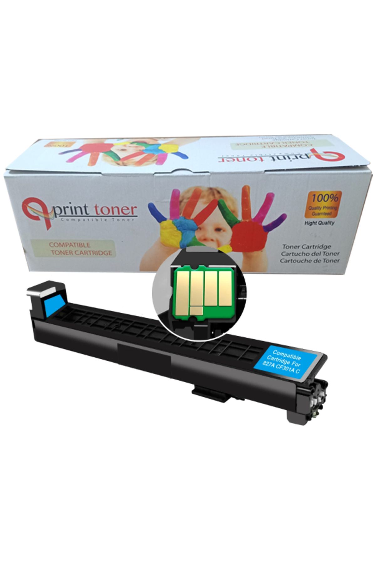 QPRİNT TONER COMPATİBLE TONER QPRİNT TONER HP 827A CF301A MAVİ MUADİL TONER M880z A2W75A A2W76A