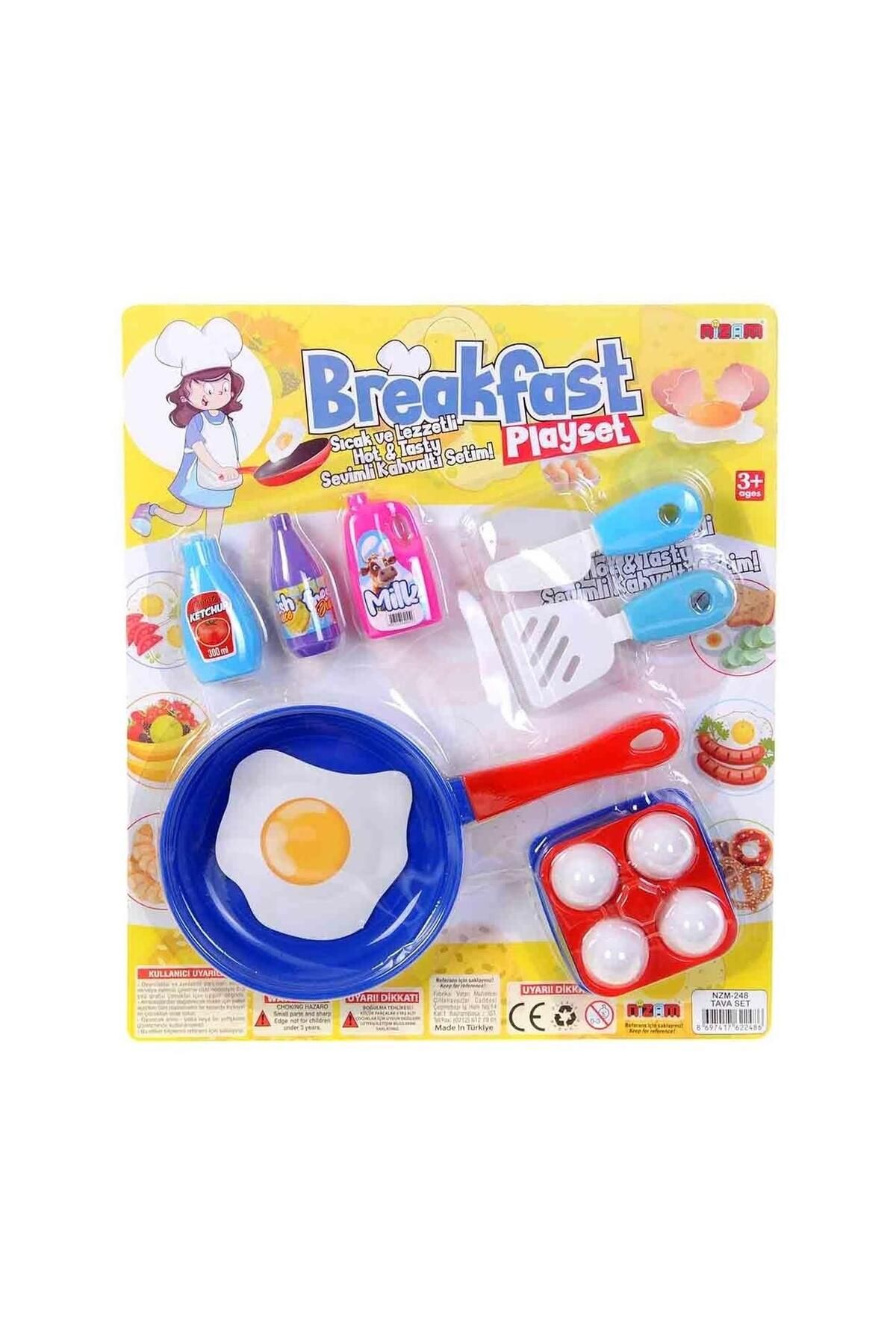 hak-iş oyuncak Kartela Aksesuarlı Tava Set