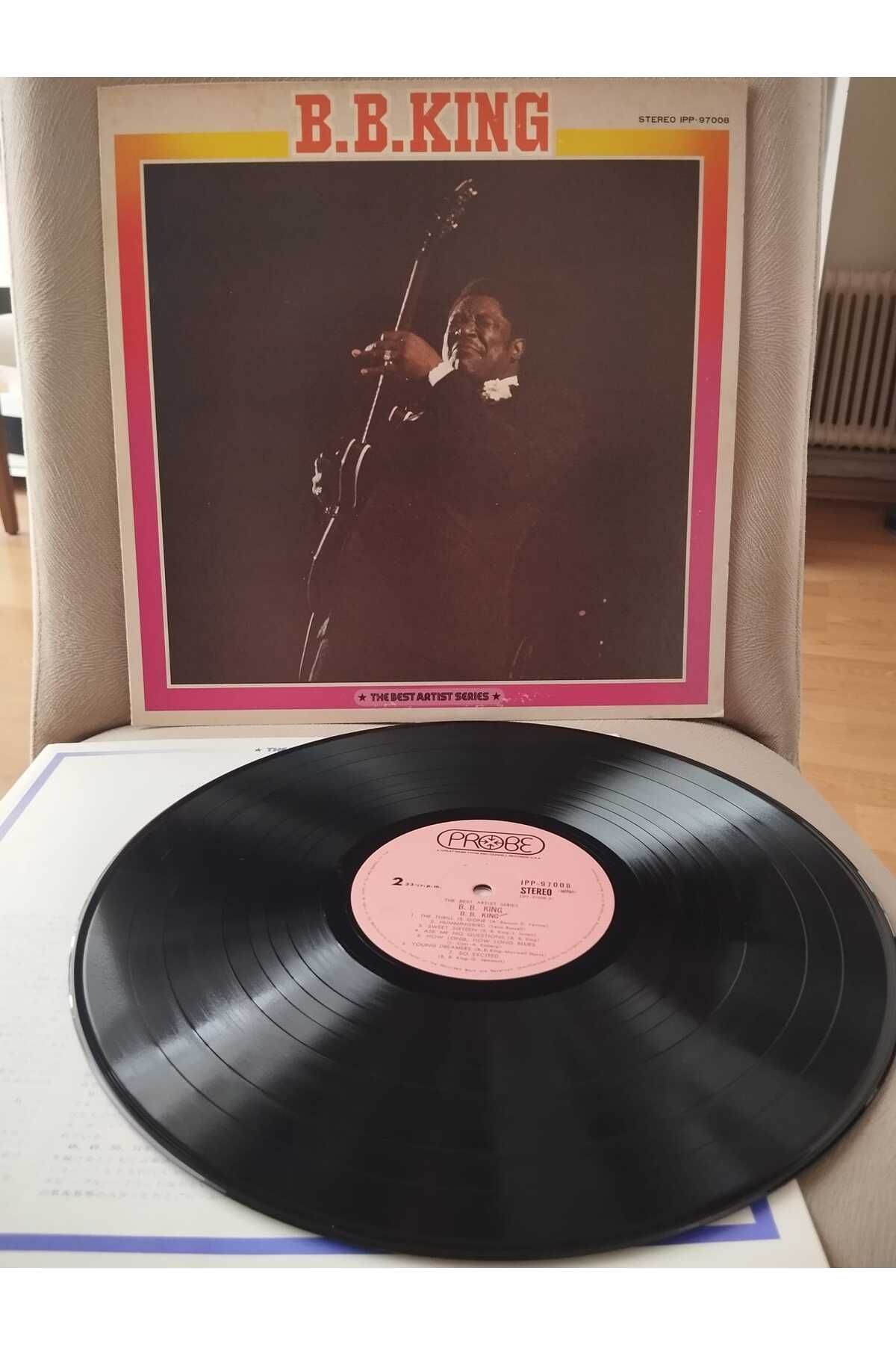 Plakperest B.B. King ‎– The Best Artist Series - 1973 Japonya Basım LP Plak-2.El