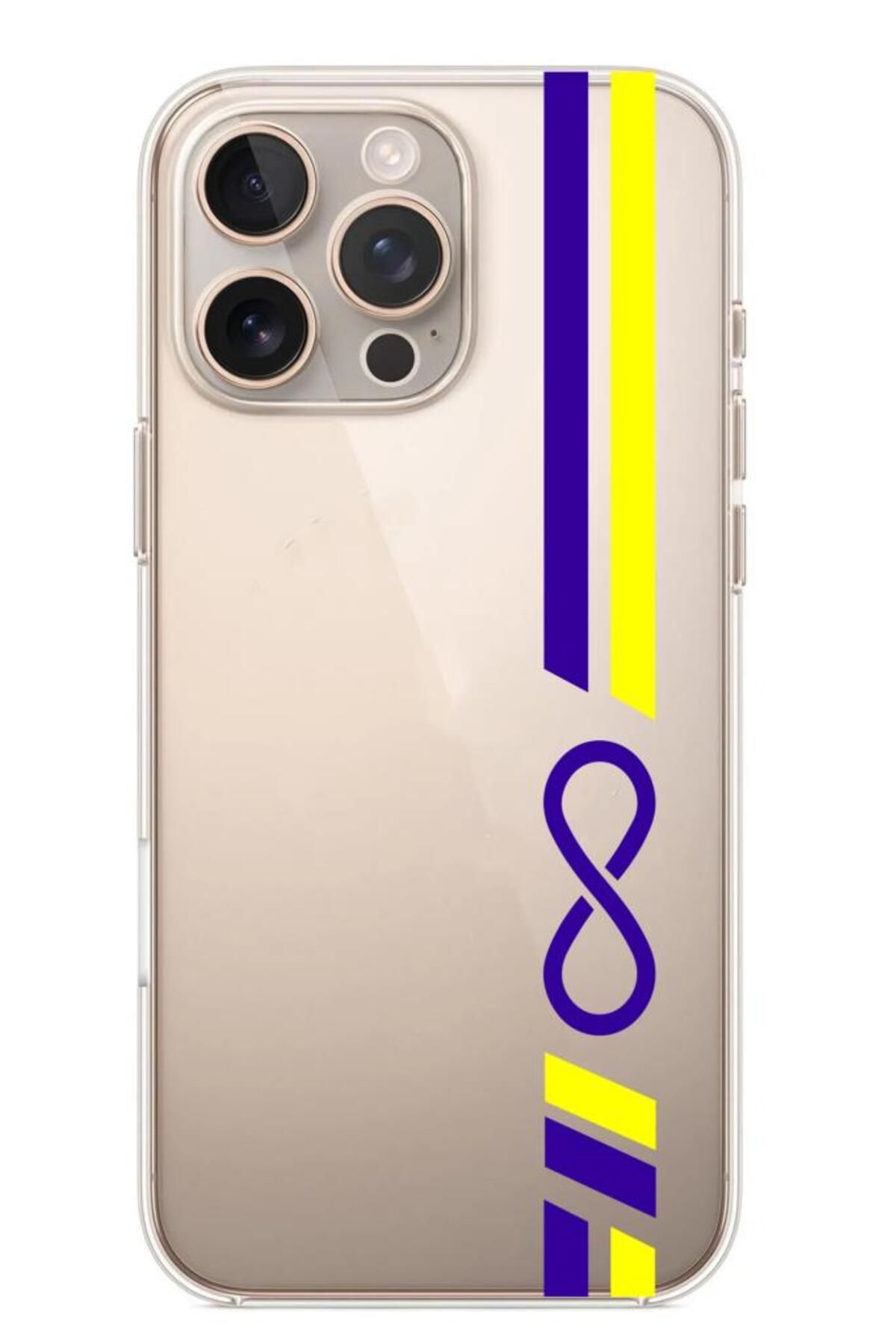 3GEN CASE İphone 16 Pro Max Uyumlu Sonsuzluk Temalı Şeffaf Silikon Kılıf