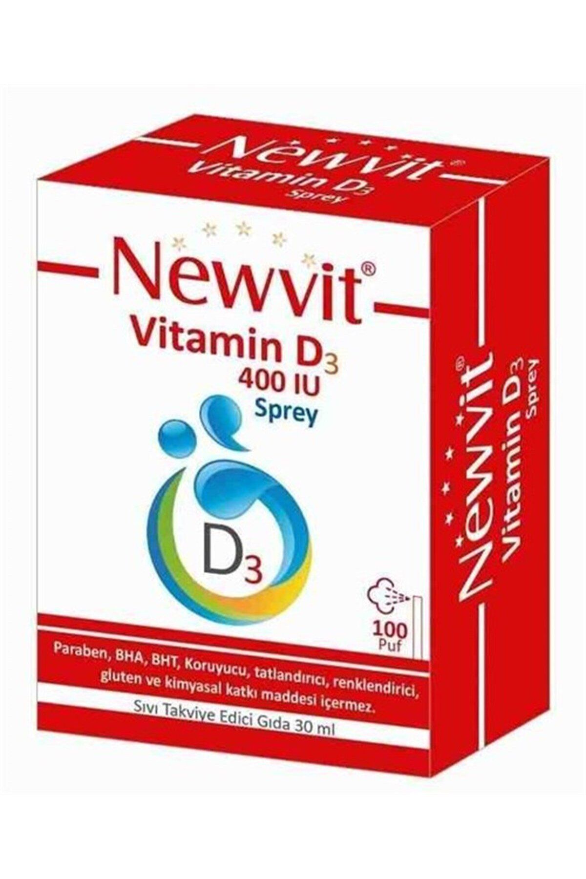 Rcfarma Newvit Vitamin D3 Sprey Damla 400 İU