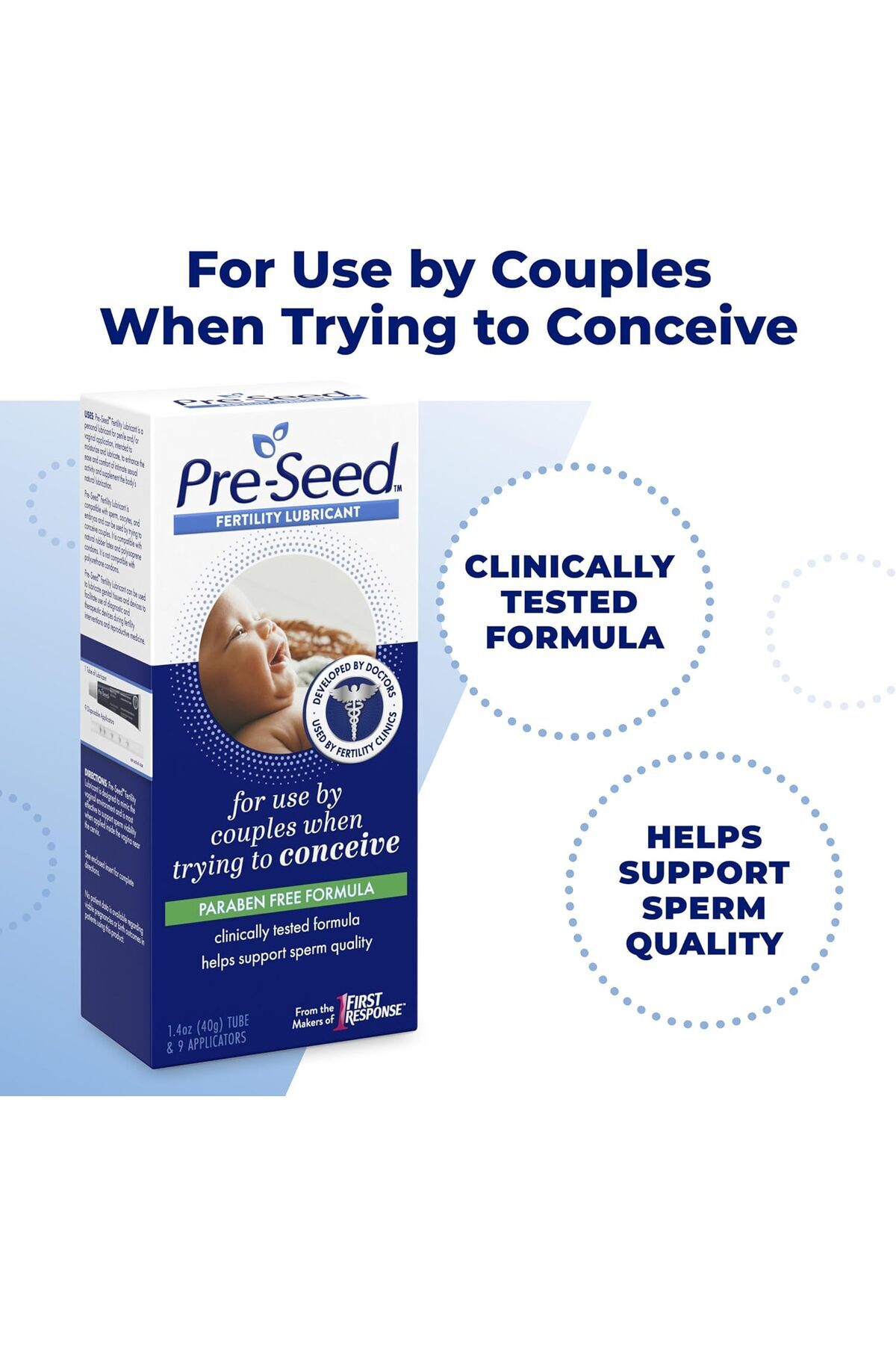 Church & Dwight Co-Pre-Seed Fertility Lubricant, For Use by Couples Trying to Conceive 5