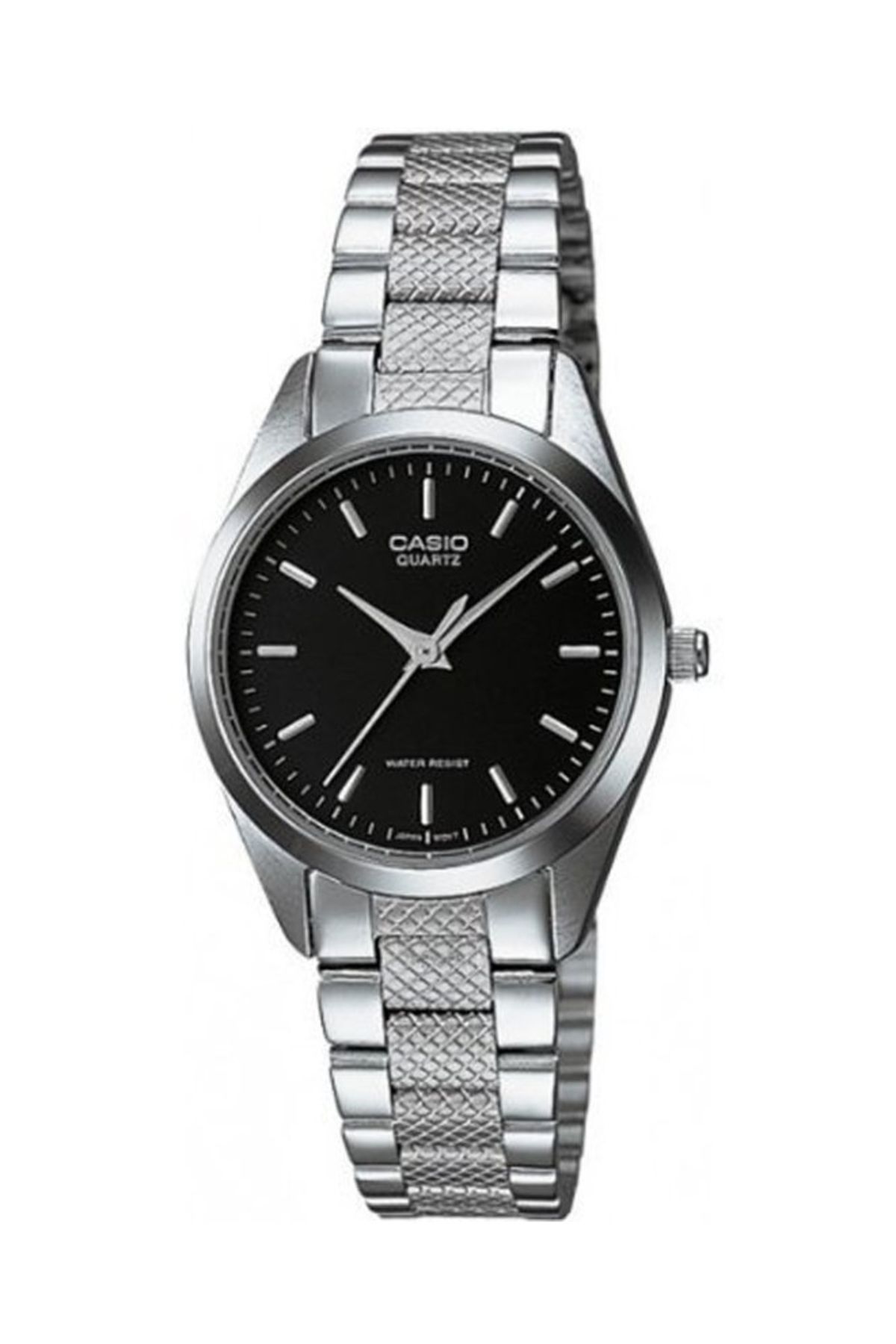 Casio-ساعة كاسيو النسائية التناظرية ذات الميناء الأسود - LTP-1274D-1A 1