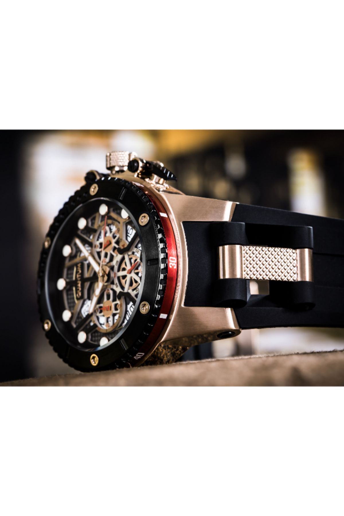 Quantum-Quantum Men's Chronograph Black Dial Watch - HNG535.851 4