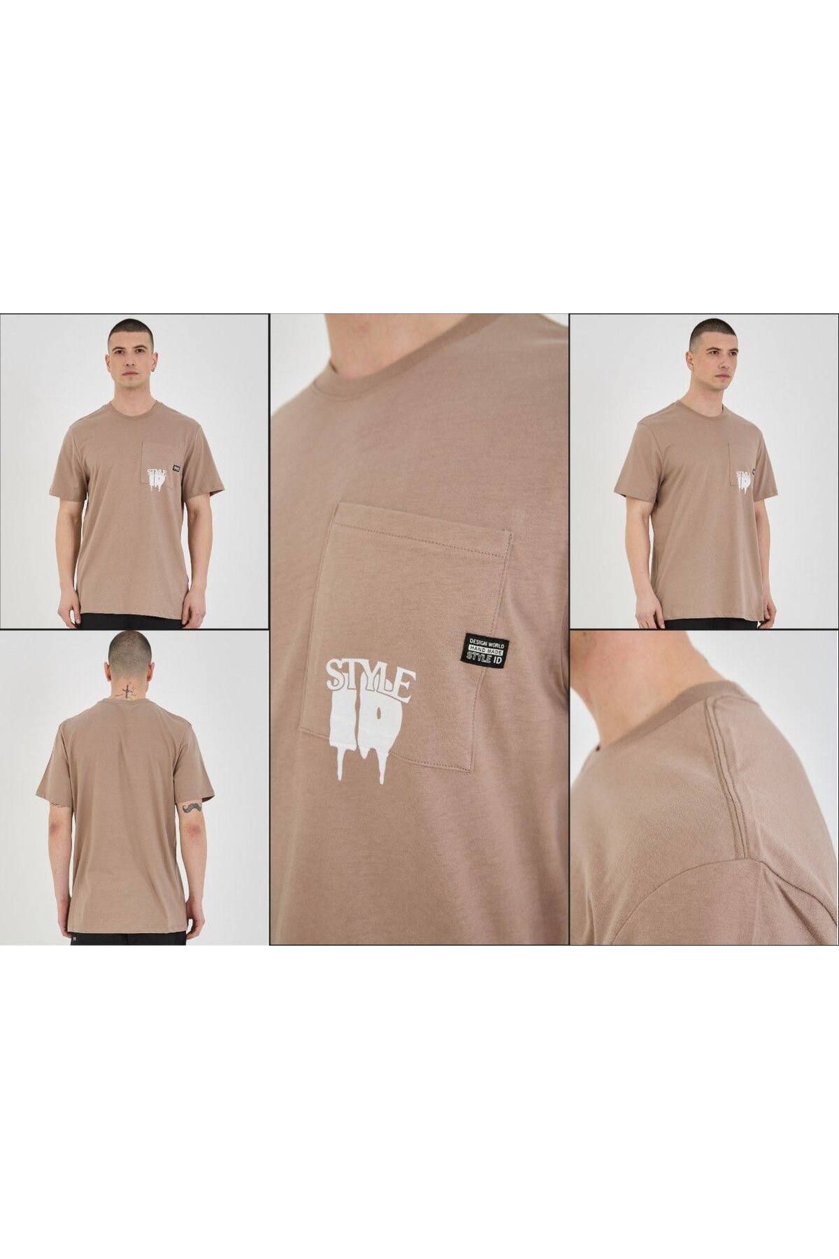 Key Denim ERKEK CEP DETAYLI T-SHİRT