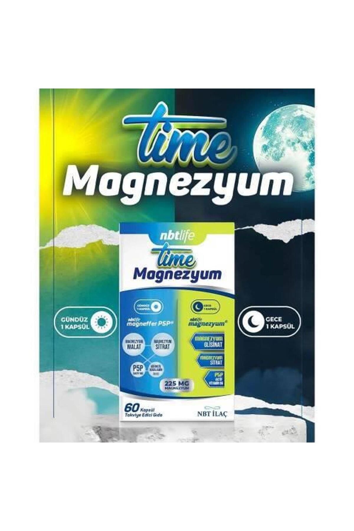Nbt İlaç Nbt Life Time Magnezyum 60 Kapsül