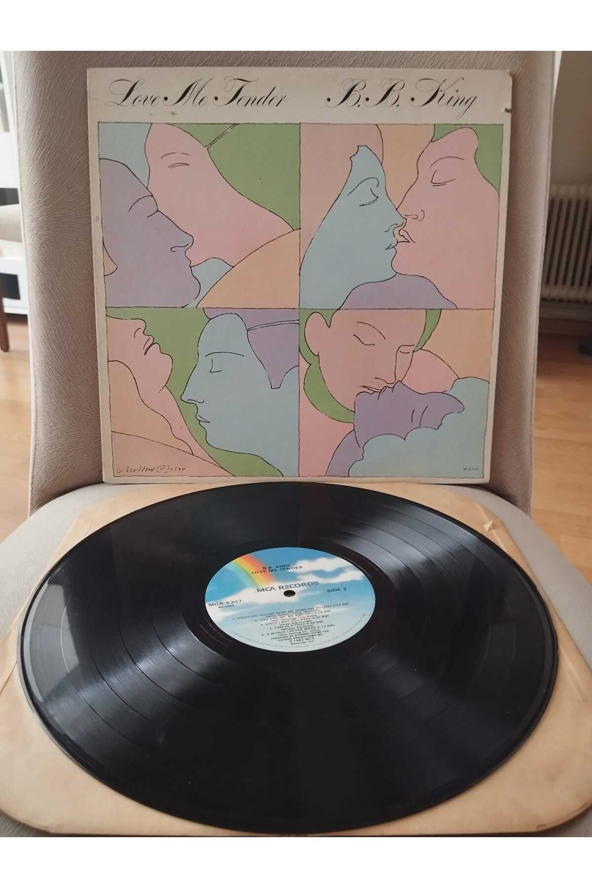 Plakperest B.B. King – Love Me Tender - 1982 Amerika Basım LP Plak