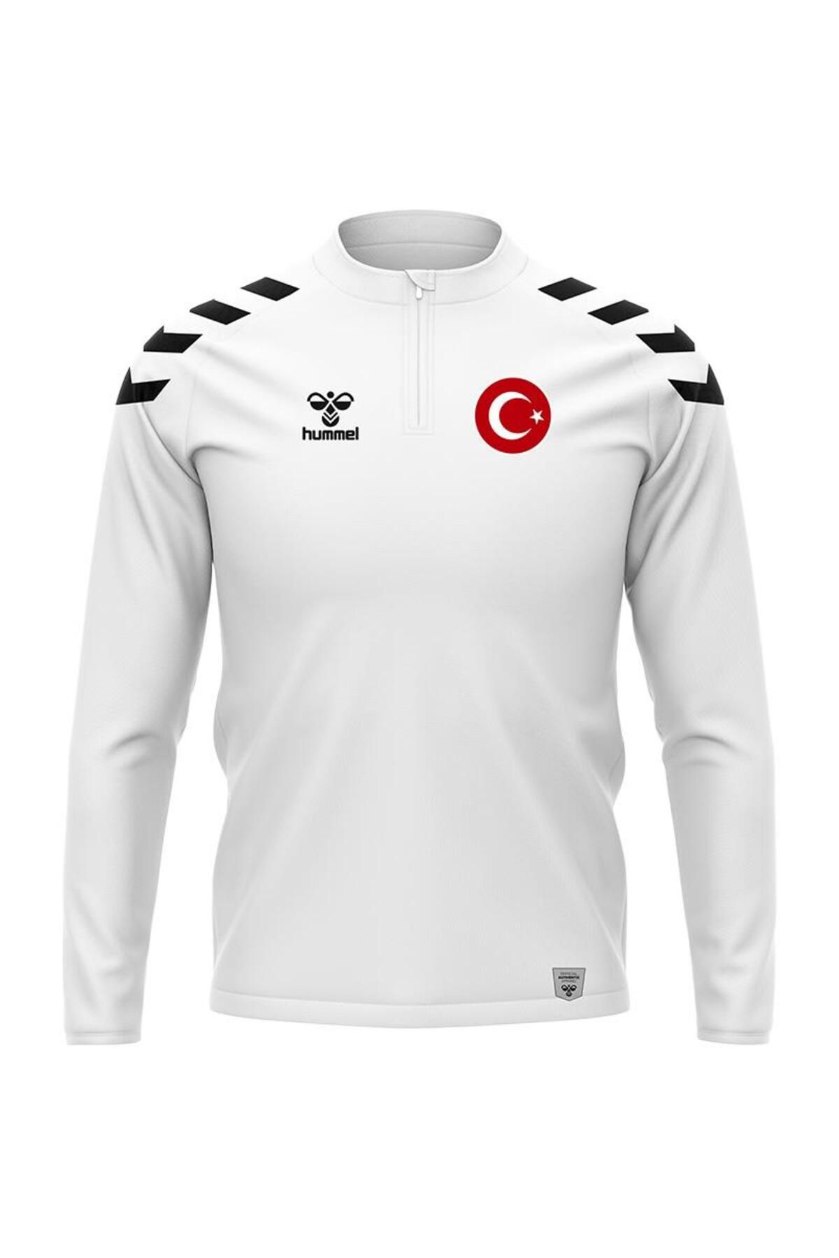 hummel Milli Takım Line Antrenman Eşofman Üstü Beyaz