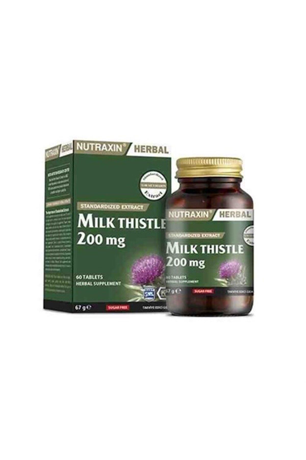 Nutraxin Milk Thistle 200mg 60 Kapsül