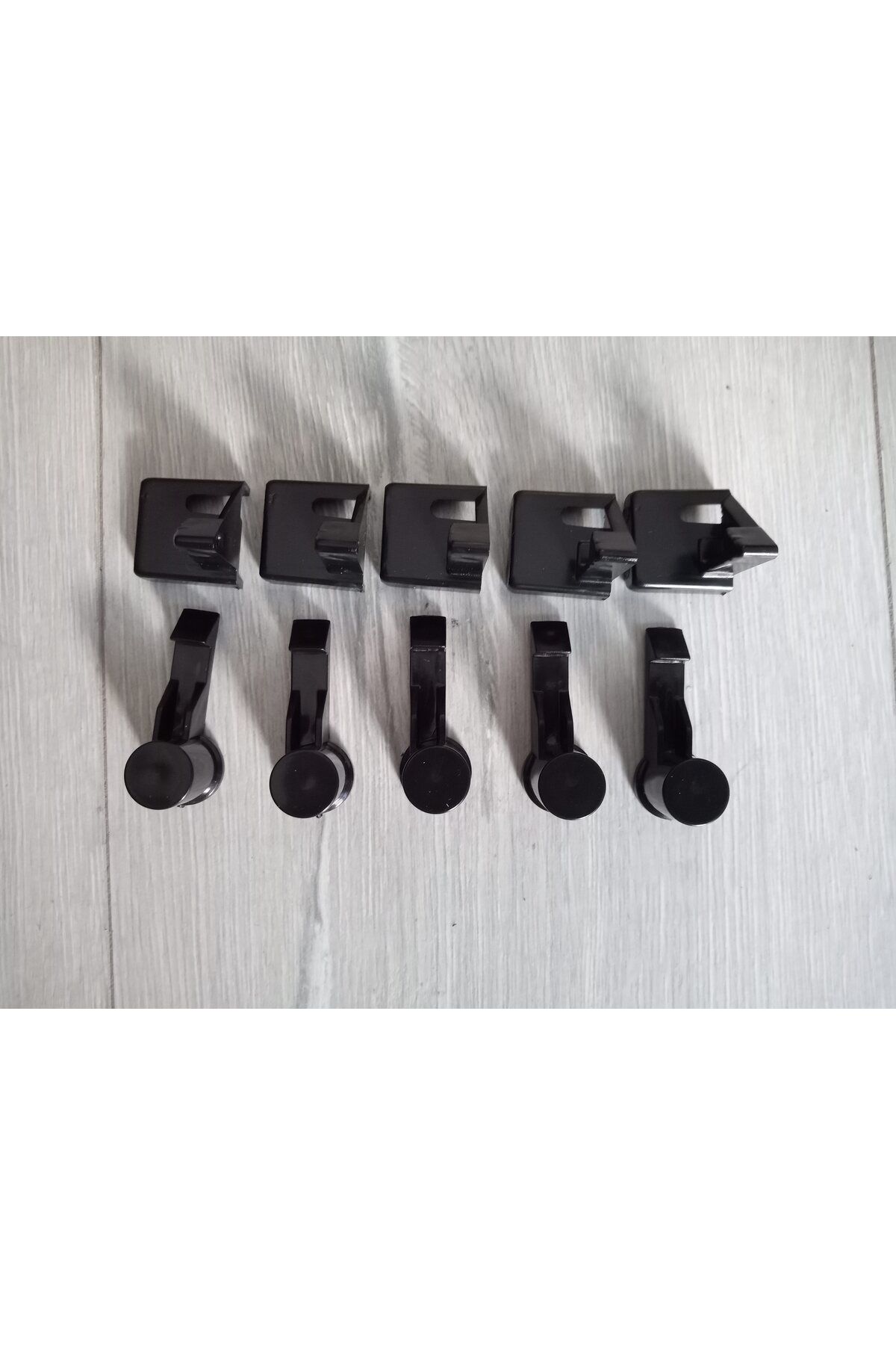MPTEDARİK FANTOM P1200 Pratik Süpürge Tırnağı 5 Takım=10 Adet (Siyah)