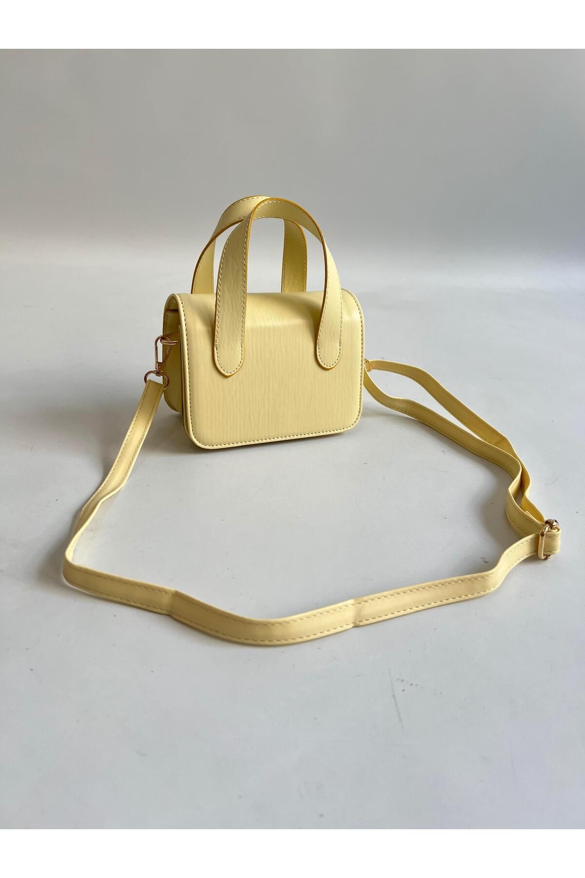 Mia Collection Kotor Model El Ve Kadın Omuz Çantası Sarı