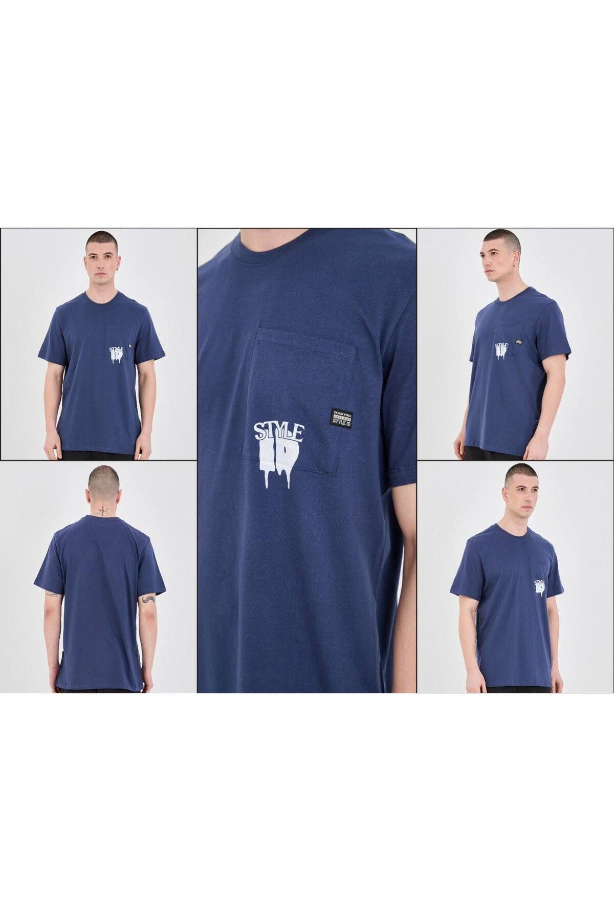 Key Denim ERKEK CEP DETAYLI T-SHİRT