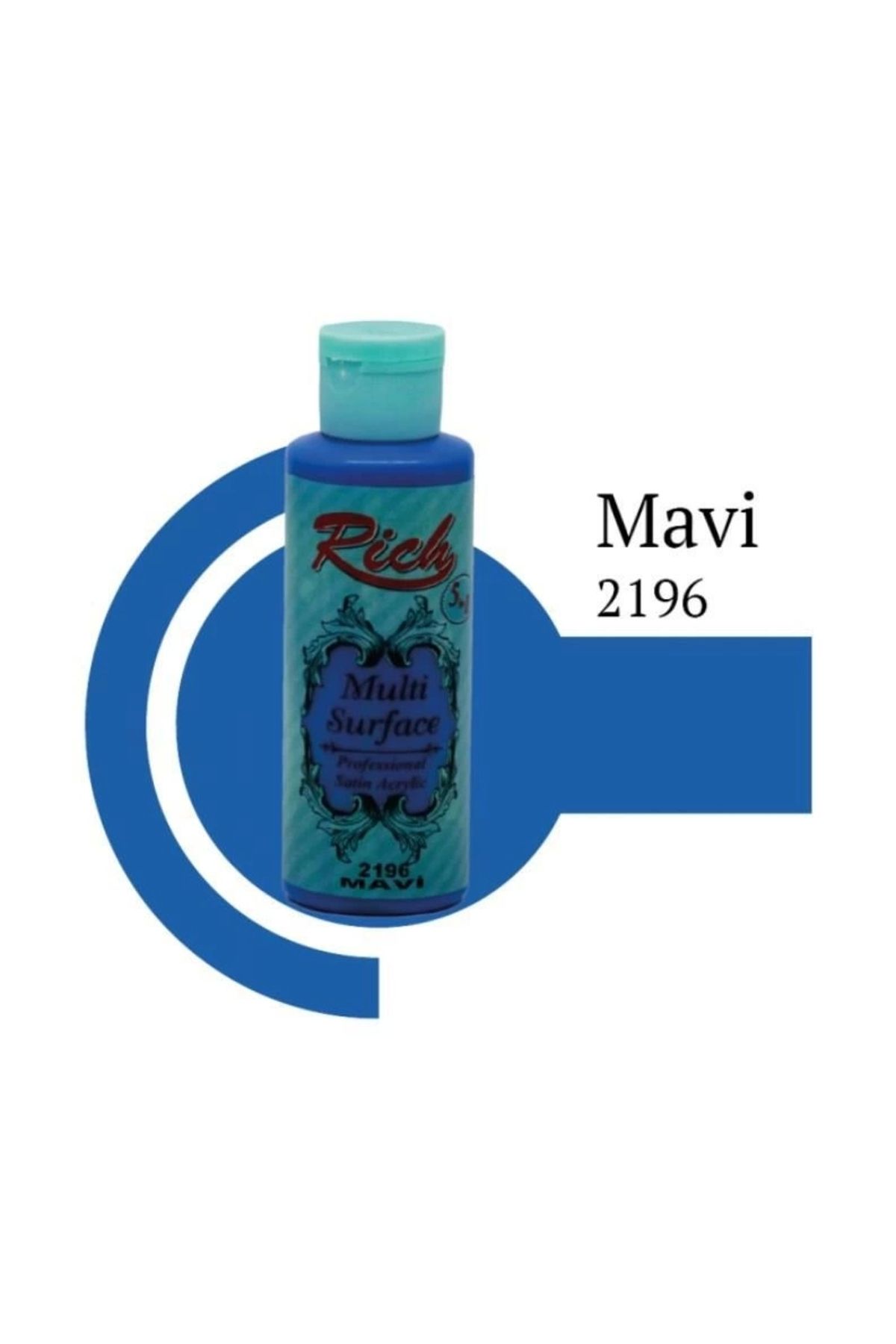minaydan Rich Multi Surface 2196 Mavi Akrilik Boya 120 cc