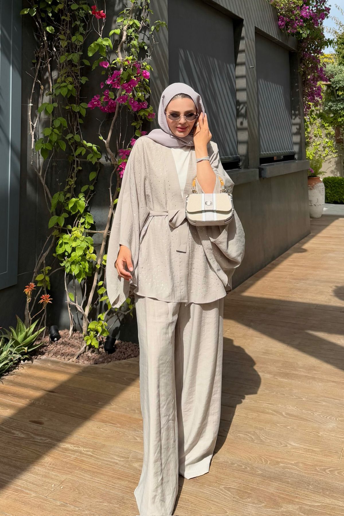 NAGE COLLECTION ŞIK KADIN İRİNA PANTOLONLU TAKIM