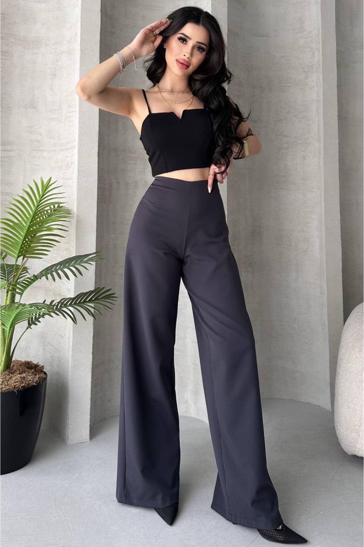 Maison La Femme Kadın Çakızlı Pantolon