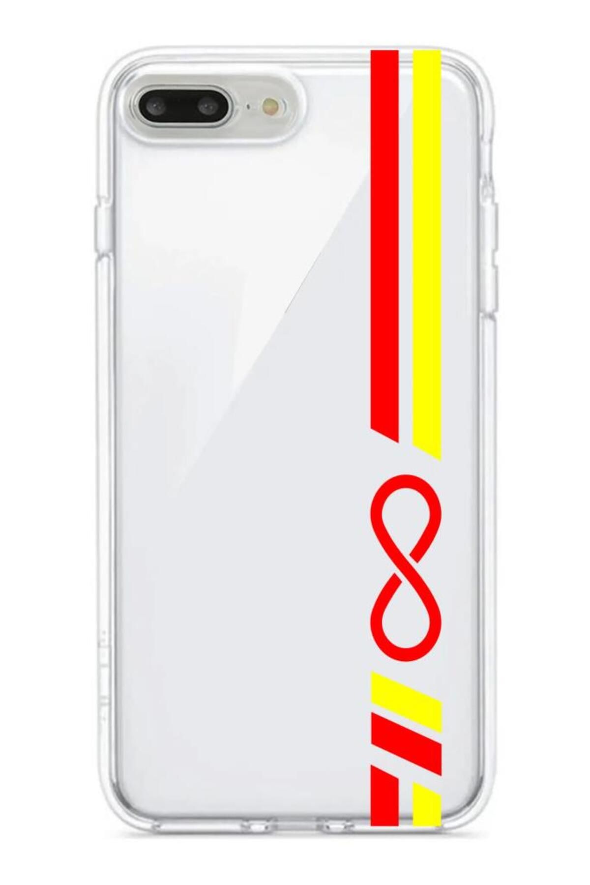 3GEN CASE İphone 7 Plus-İphone 8 Plus Uyumlu Sonsuzluk Temalı Şeffaf Silikon Kılıf