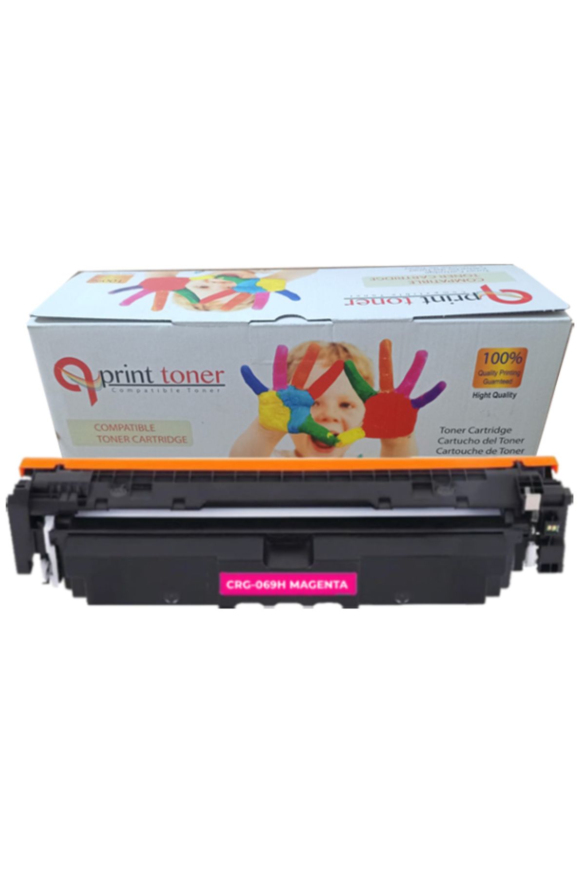 QPRİNT TONER COMPATİBLE TONER QPRİNT TONER CANON CRG 069H KIRMIZI MUADİL TONER ÇİPLİ YÜKSEK KAPASİTE LBP673 MF752 MF754