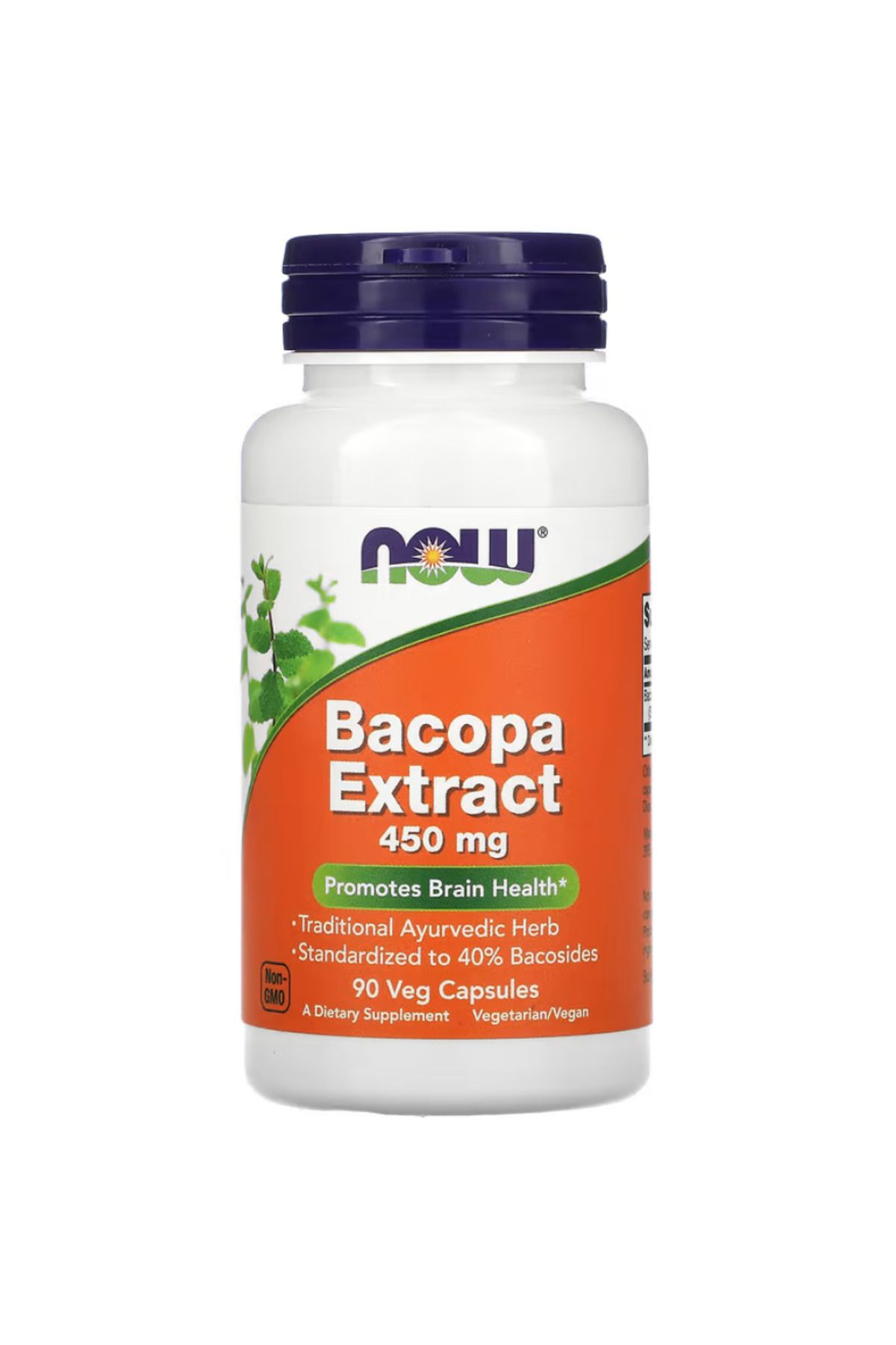 Now Foods , Bacopa Extract, 450 mg, 90 Veg Capsules