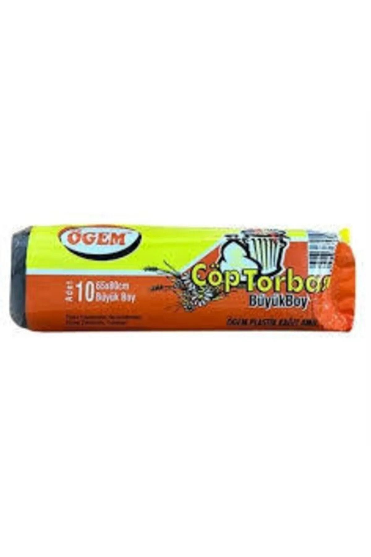 Serero Büyük Boy Çöp Torbası 65 X 80 Cm 10 Lu Rulo X 1 Paket = 10 Adet (siyah)