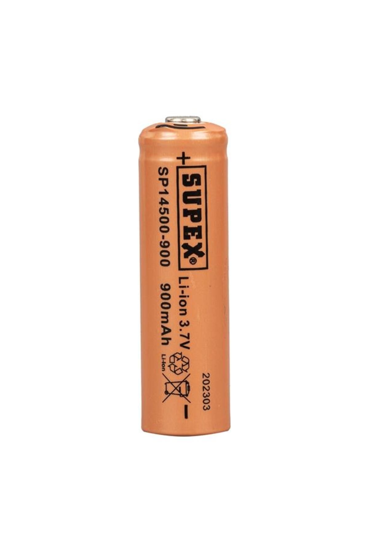 TimeStart Supex LiEğitici um Ion 3.7v 900mah Şarj Edilebilir Başlıklı Pil SP14500-900s