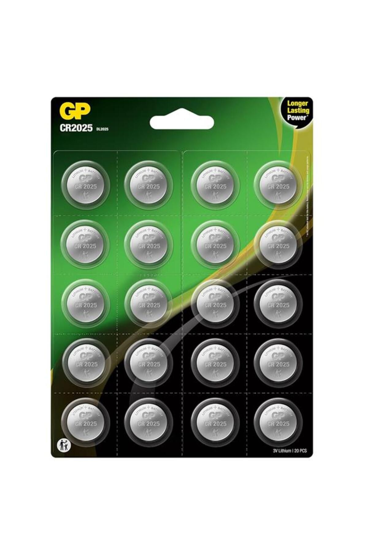 TimeStart GP CR2025 DL2025 LiEğitici um 20'li Para Pil (GPCR2025-2CAI20)