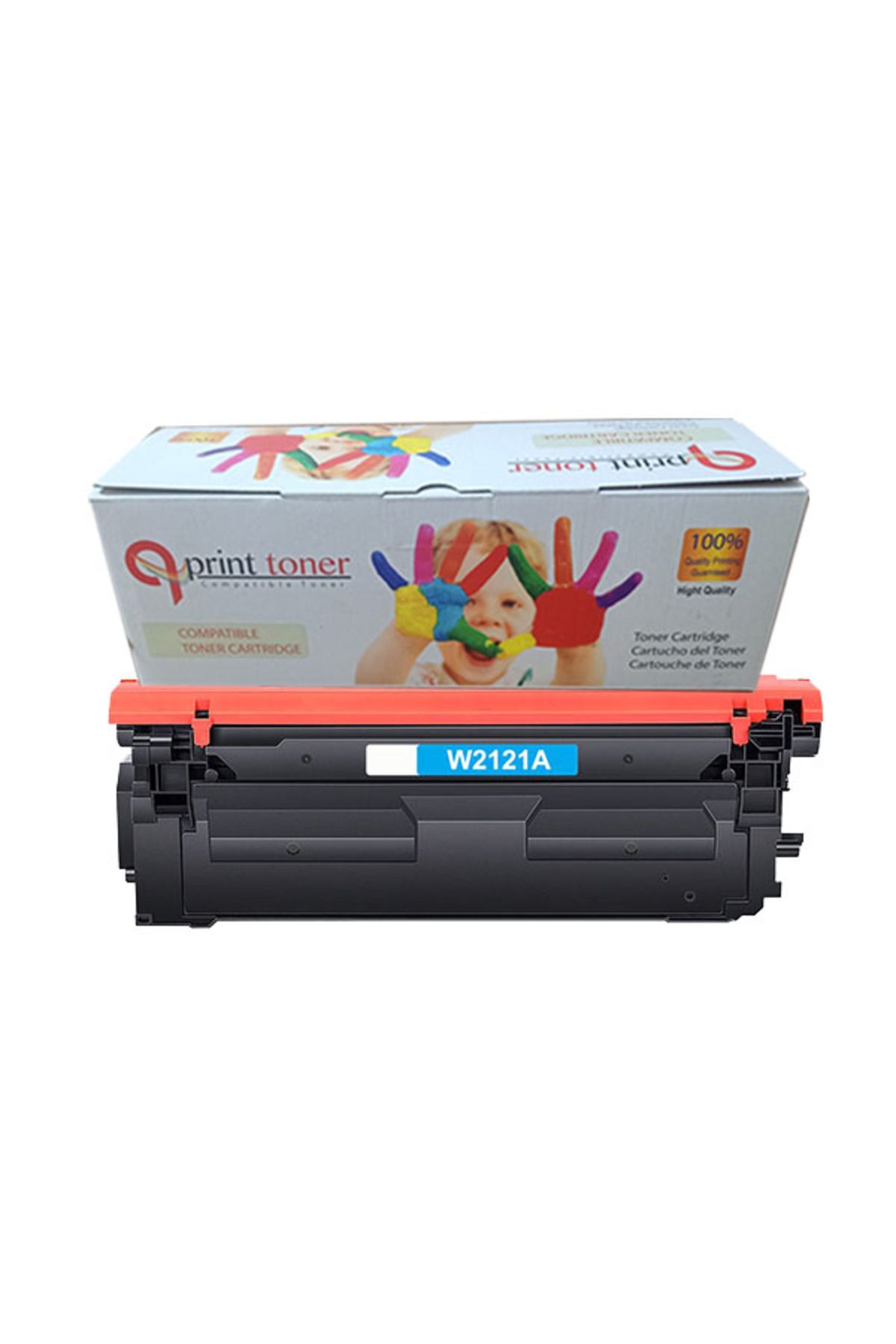 QPRİNT TONER COMPATİBLE TONER QPRİNT TONER HP 212A W2121A MAVİ MUADİL TONER ÇİPSİZ M554 M555 MFP M578