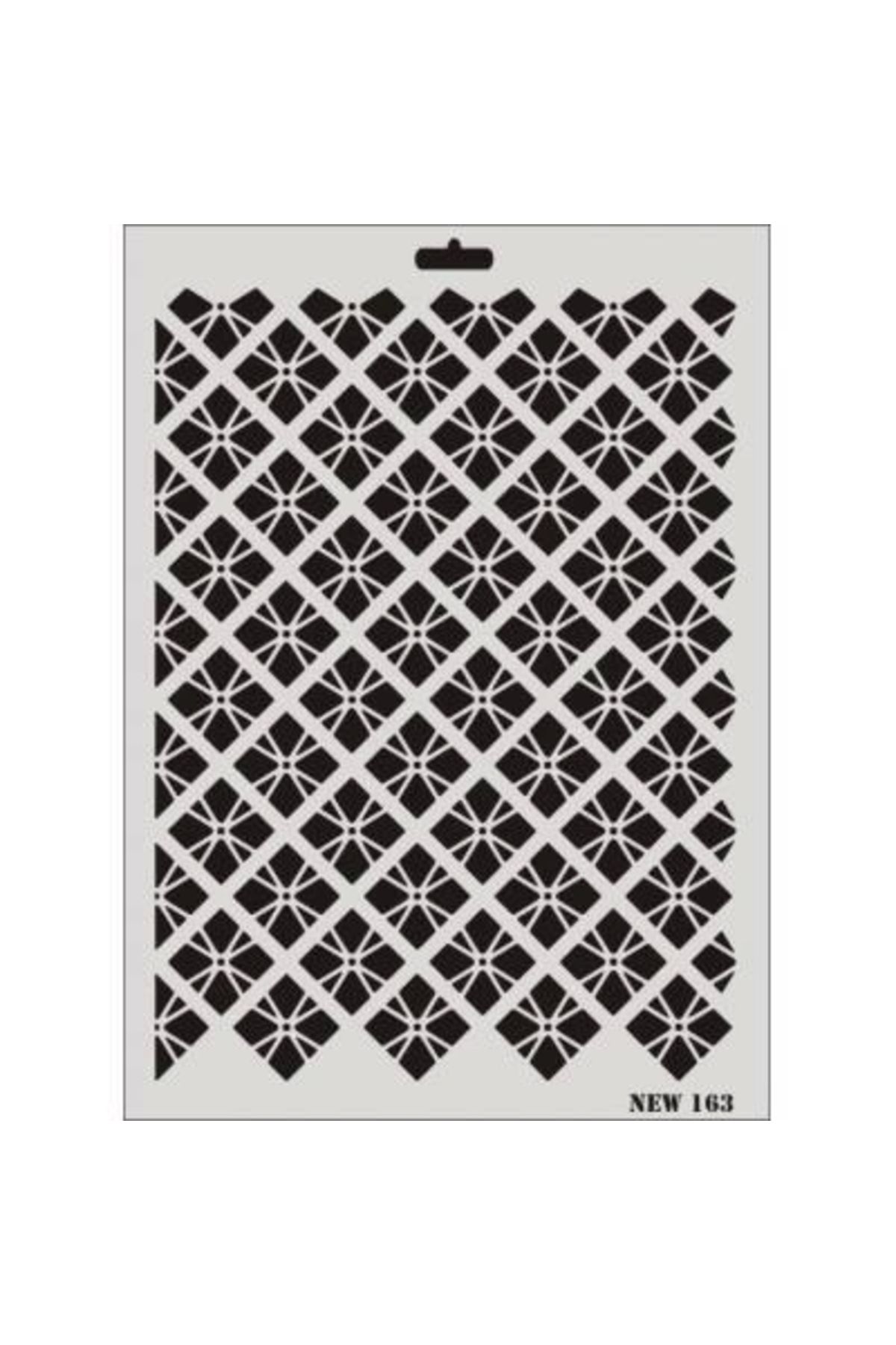 minaydan Rich New Seri N-163 Stencil 35x25 cm