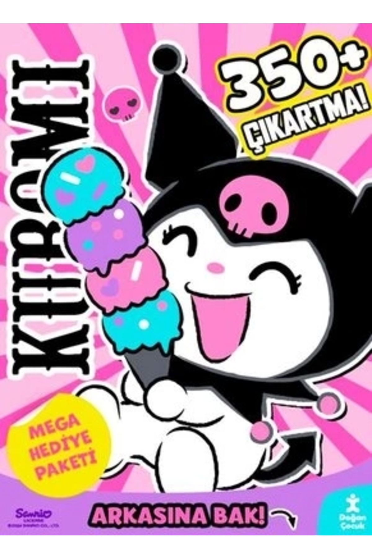 Doğan Kitap Kuromi Mega Hediye seti 350+ çıkartma Doğan Yayın
