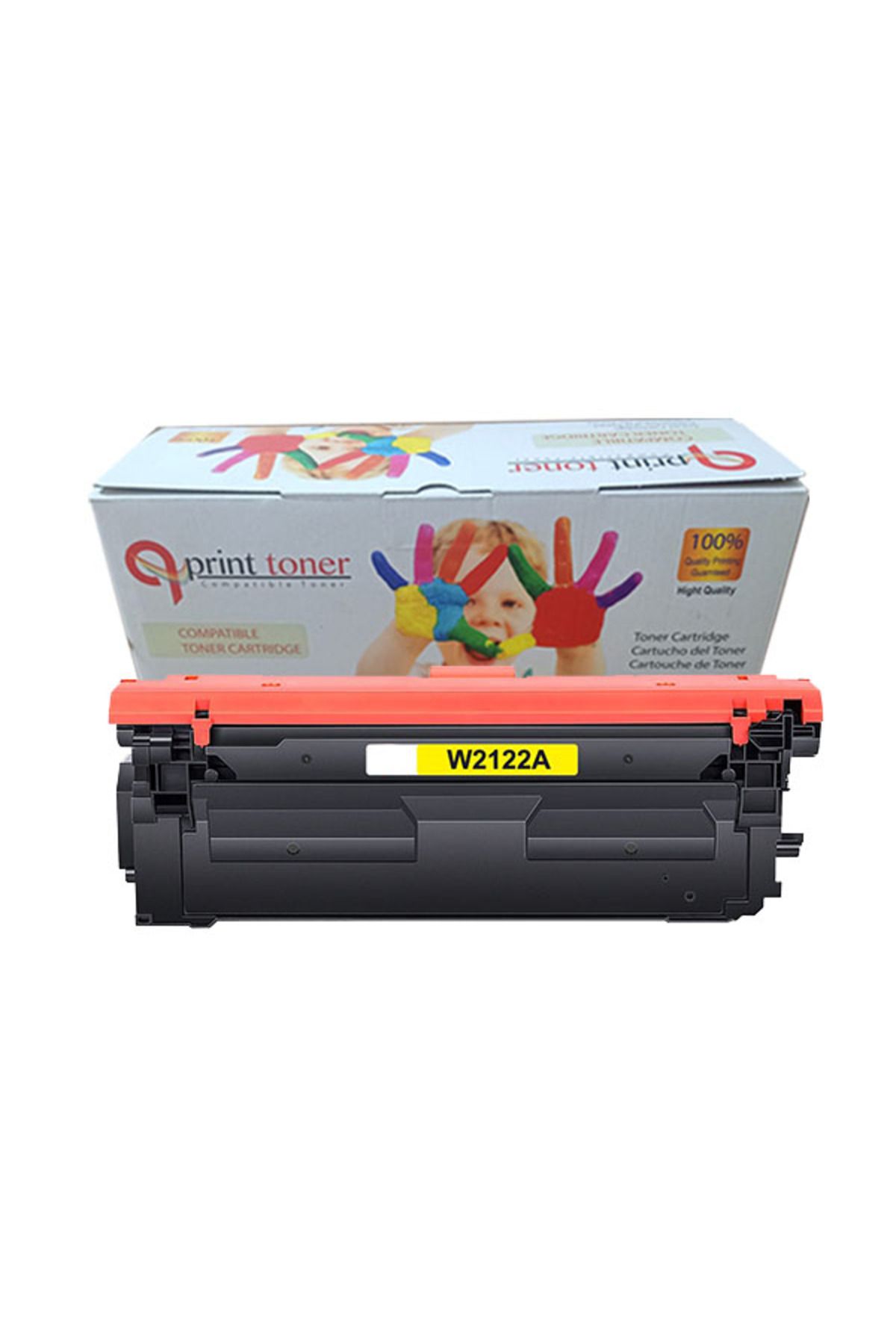 QPRİNT TONER COMPATİBLE TONER QPRİNT TONER HP 212A W2122A SARI MUADİL TONER ÇİPLİ M554 M555 MFP M578