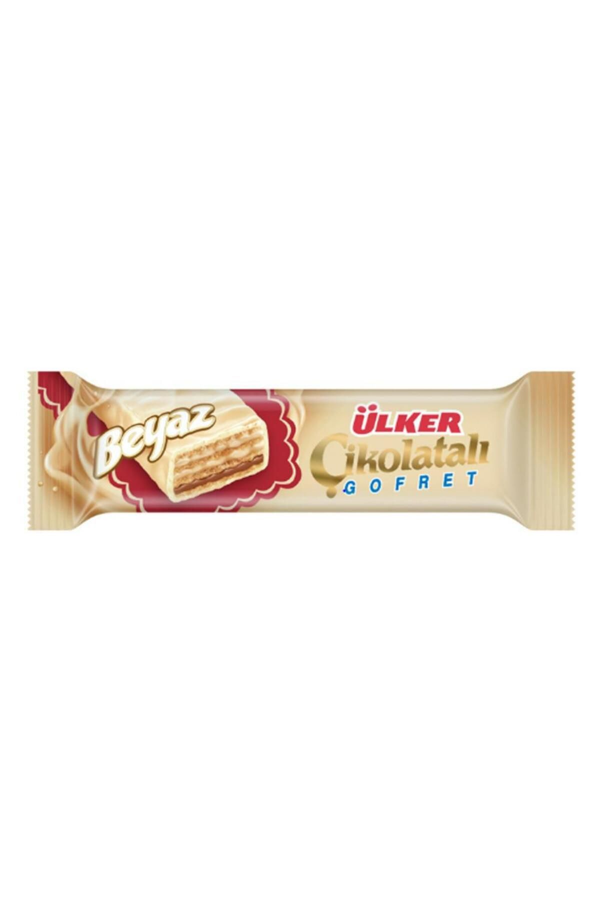 Ülker Çikolatalı Gofret Beyaz 35 g x 24 Adet