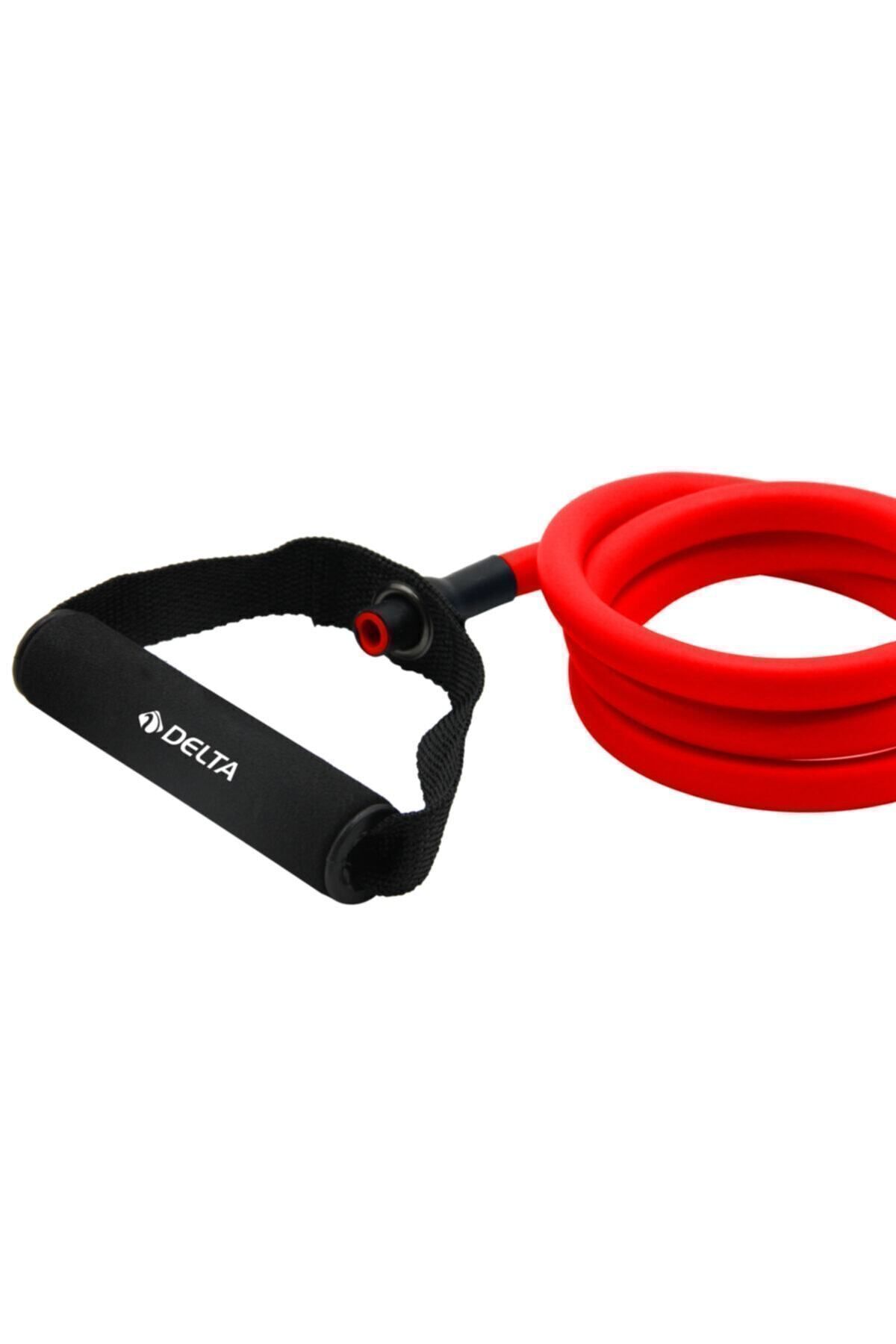 Delta 120 cm Tutacaklı Tam Sert 9*13 mm Pilates Direnç Lastiği