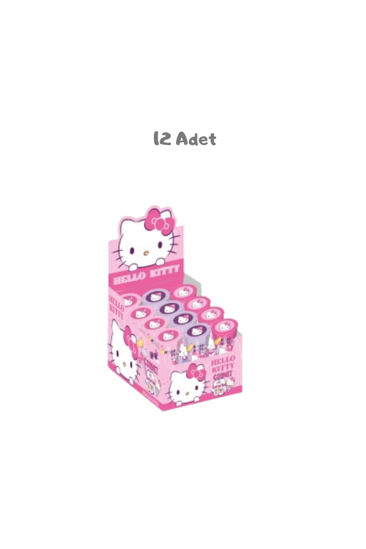 Hello Kitty Sürpriz Oyuncaklı Kornet 25 Gr. 12 Adet