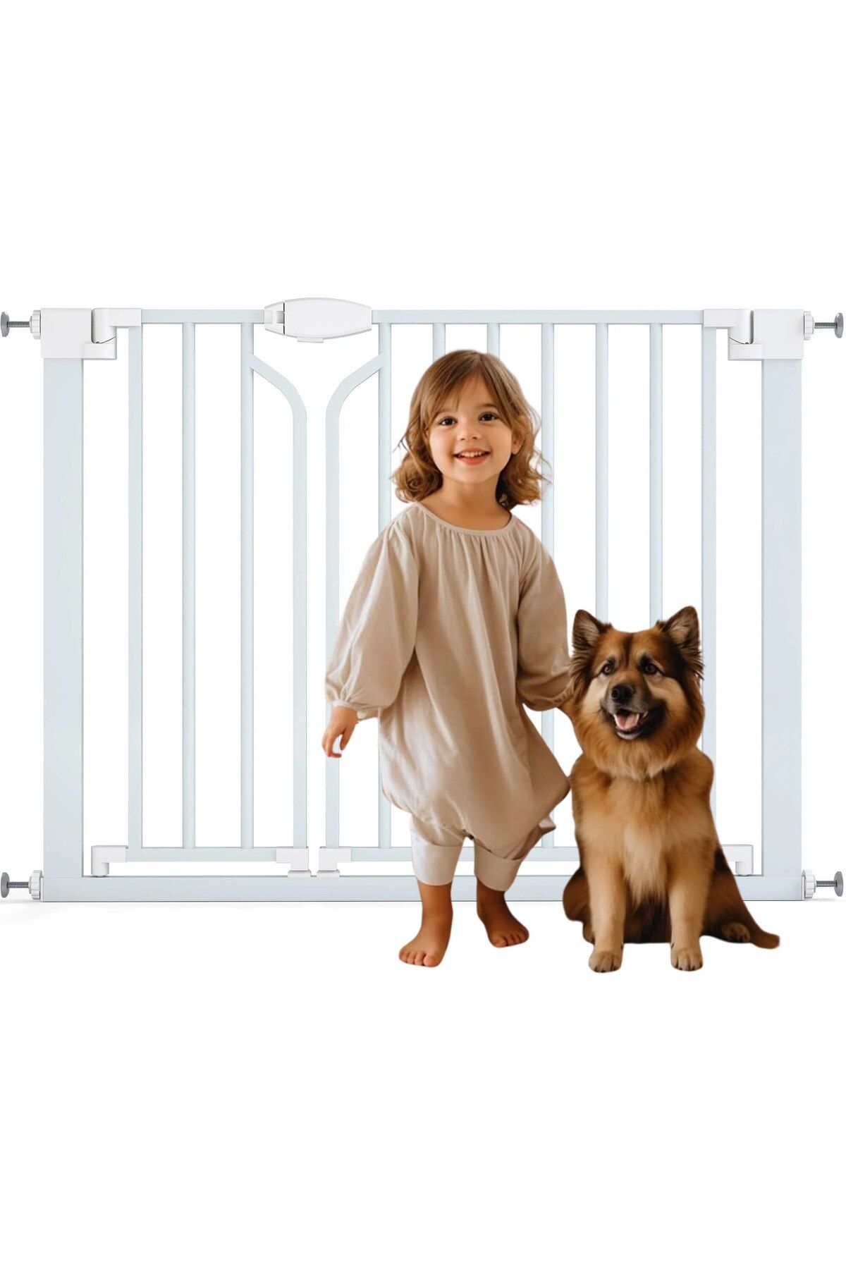 indiggo-Barieră de siguranță multifuncțională BabyBlock®08 cu două uși, 95-102 cm 4