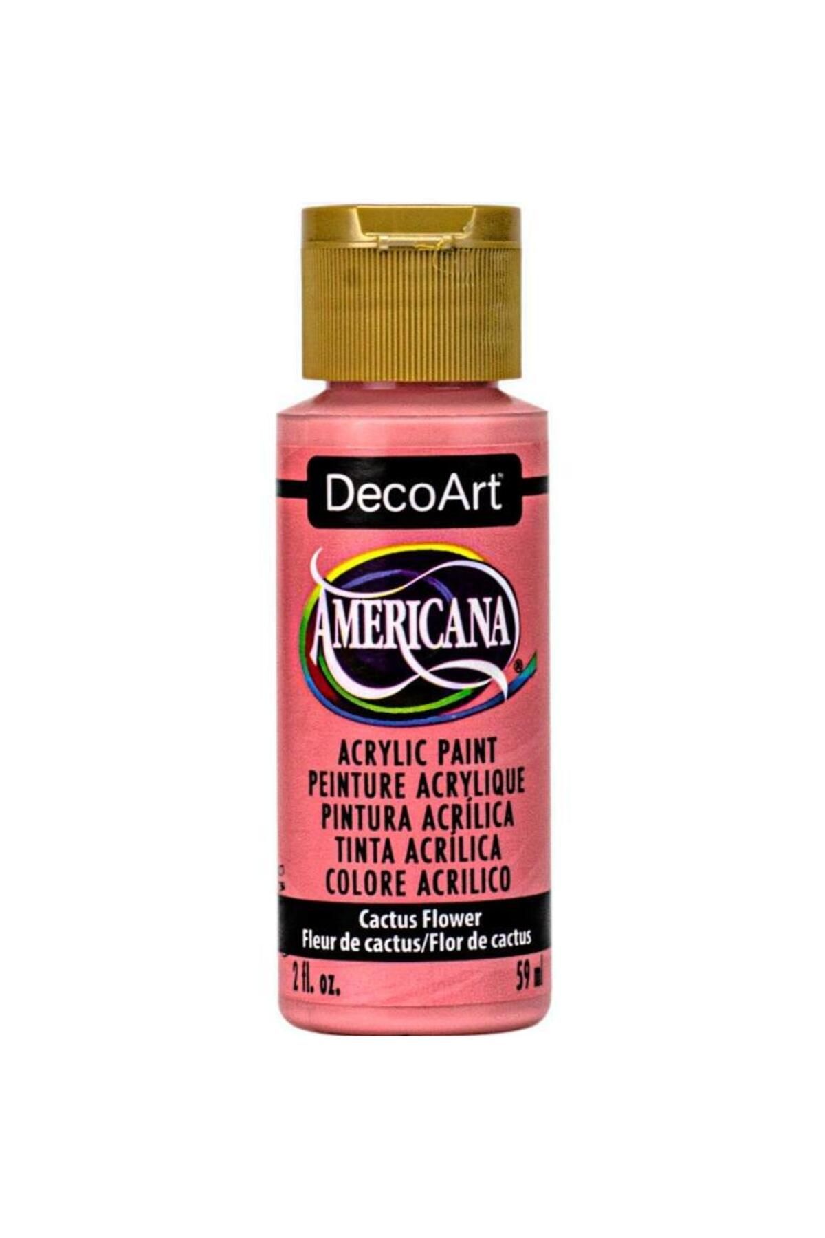 DECOART Americana Cactus Flower Kırmızı Akrilik Boya 2oz DA384