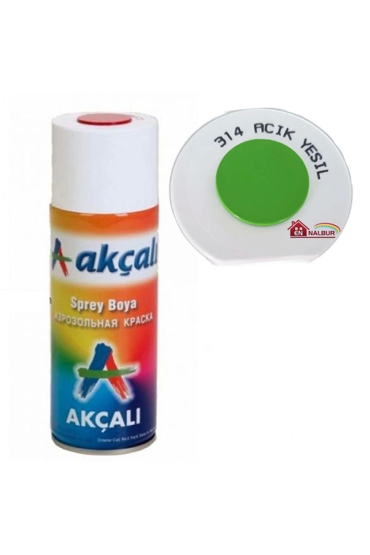 minaydan Akçalı Sprey Boya 400 ml 314 Açık Yeşil
