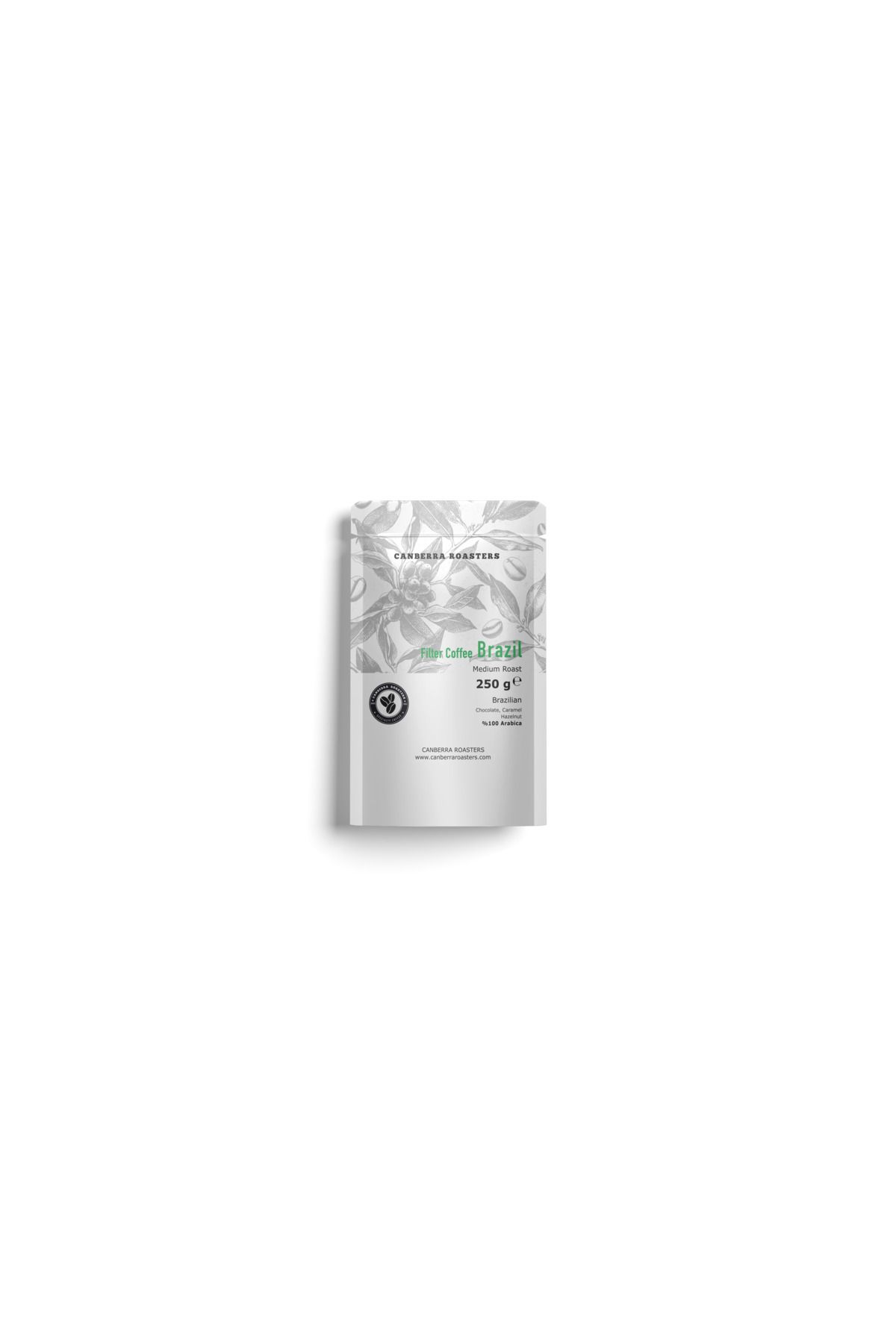 Canberra Roasters Canberra 5'li Paket Brazil Medium Roast – Filtre Kahve 250gr x 5