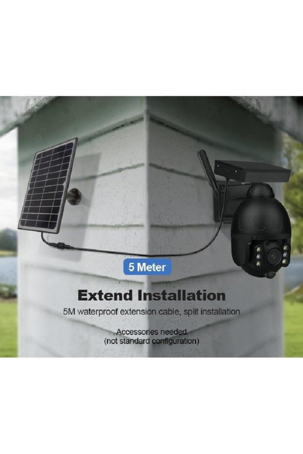 GÜMRÜK BEY ST-S588M 4G Wifi Solar Güneş Enerji Şarjlı PTZ IP Güvenlik Kamerası 3Mp. 3.6MM/F2.2 1920x1080p fotoğrafı 6 (önizleme)