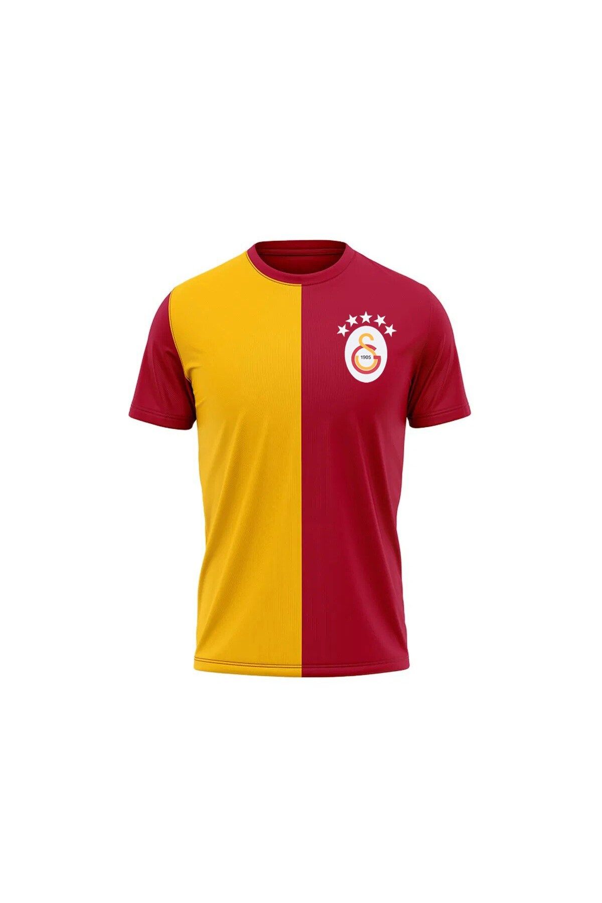 Galatasaray Lisanslı 5 Yıldız Şampiyonluk Özel Armalı Forma T-Shirt