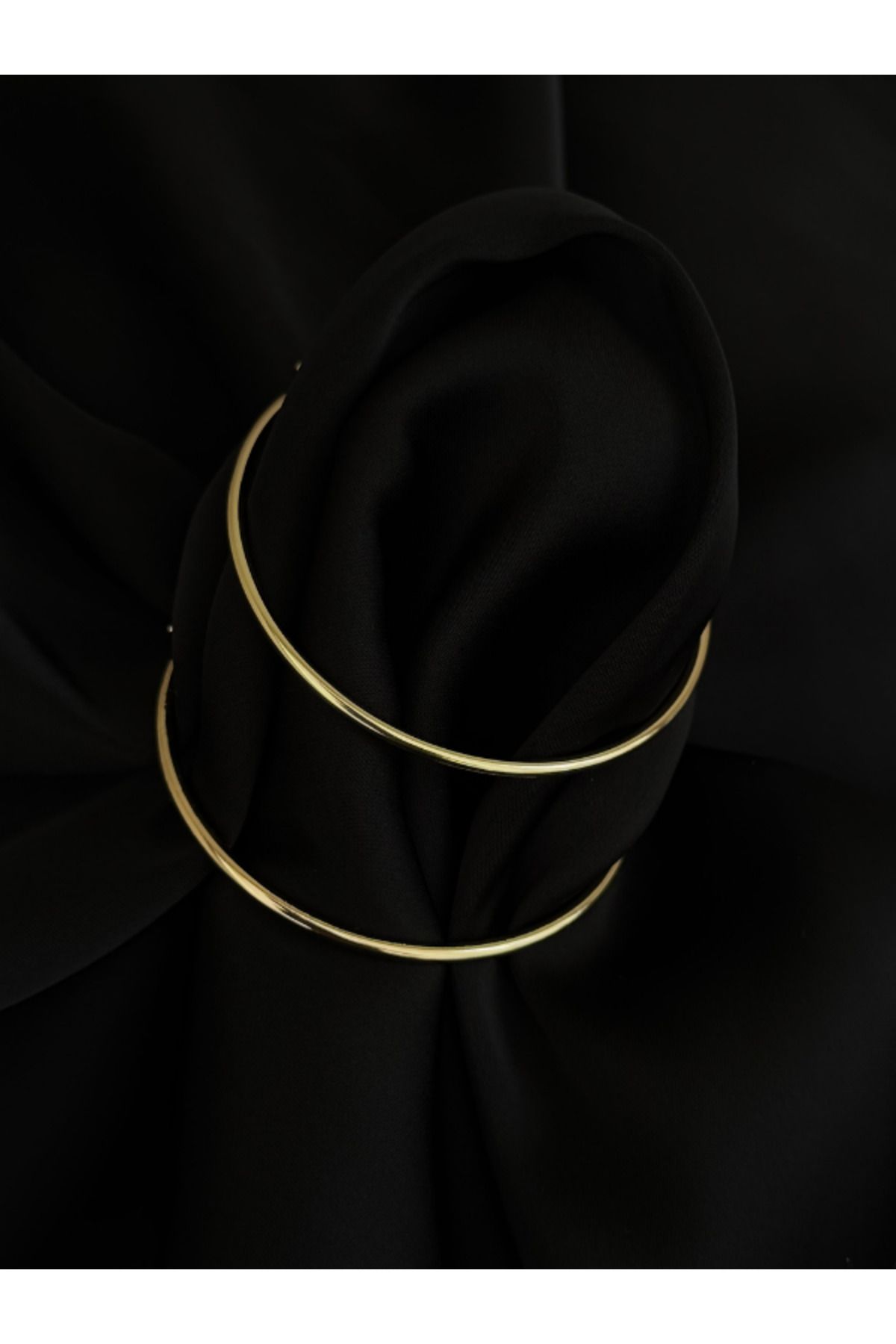 L'Ruachi Klasik Gold Halka Küpe