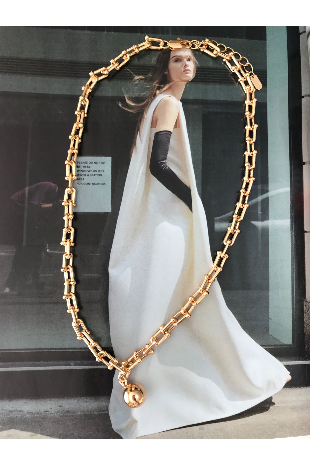 XUPİNGS JEWELRY Marka Model Ucu Top 18k Rengi Vip Kolye