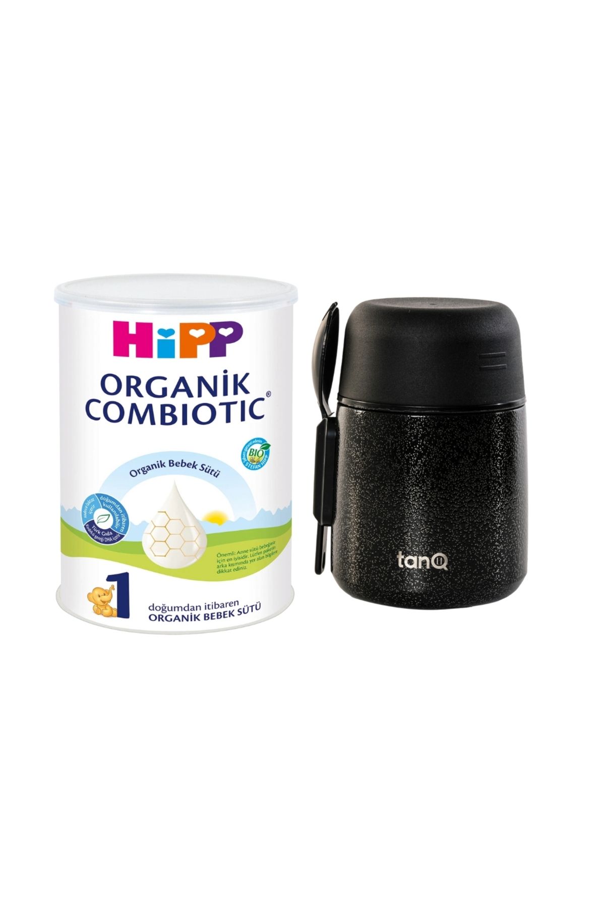 Hipp 1 Organik Combiotic Bebek Sütü 350 gr - Ömür Boyu Garantili Bento Paslanmaz Çelik Mama Termosu