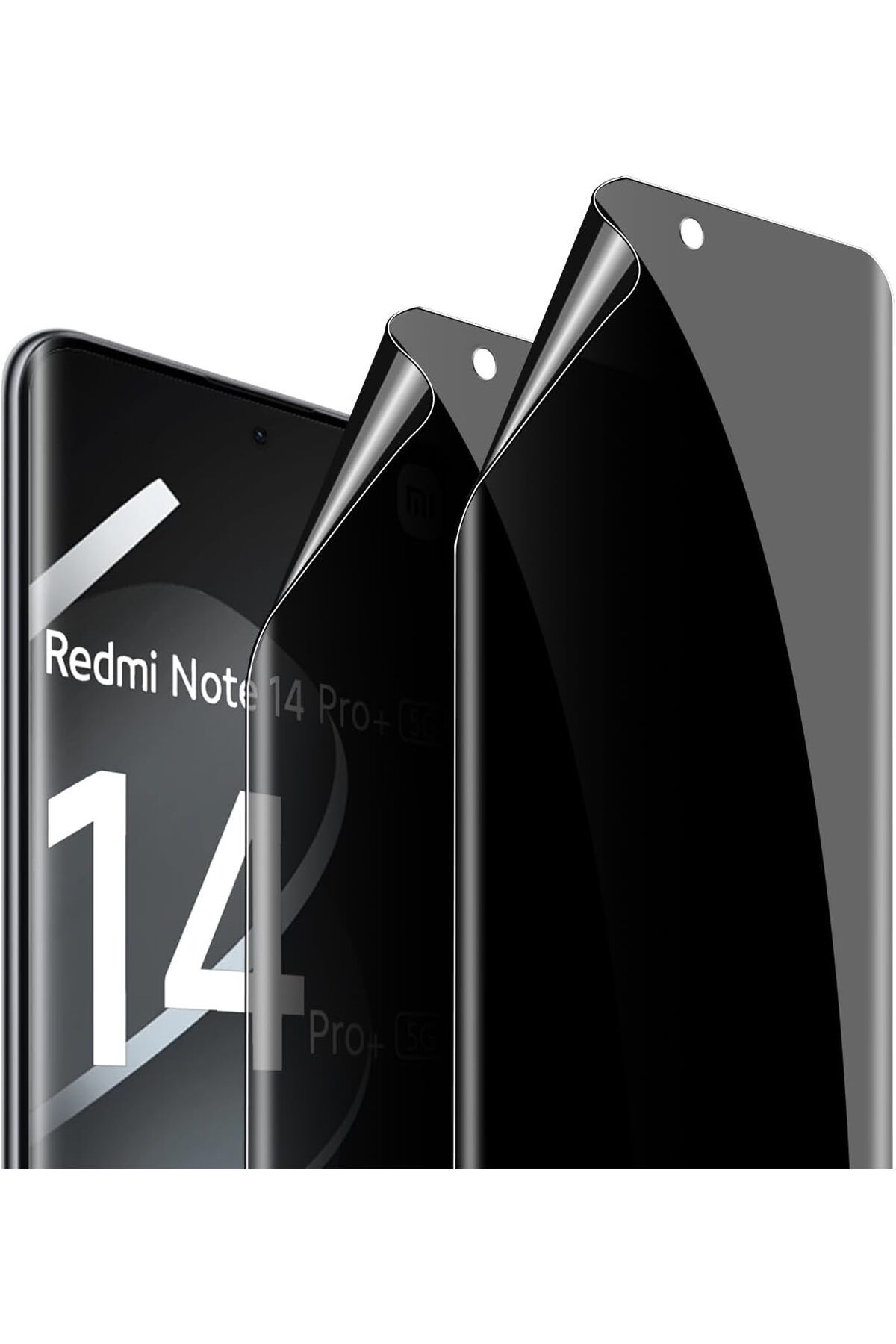 aheaks 2'li Paket Xiaomi Poco X7/Redmi Note 14 Pro Plus/Note 14 Pro Hayalet Ekran Koruyucu, İnce Jelatin