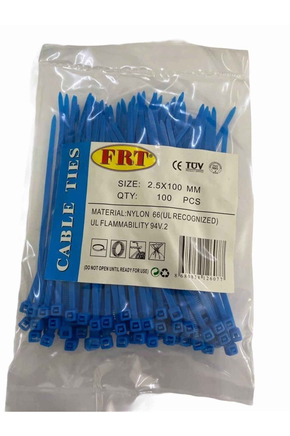 minaydan FRT Mavi 2,5x100 Kablo Bağı